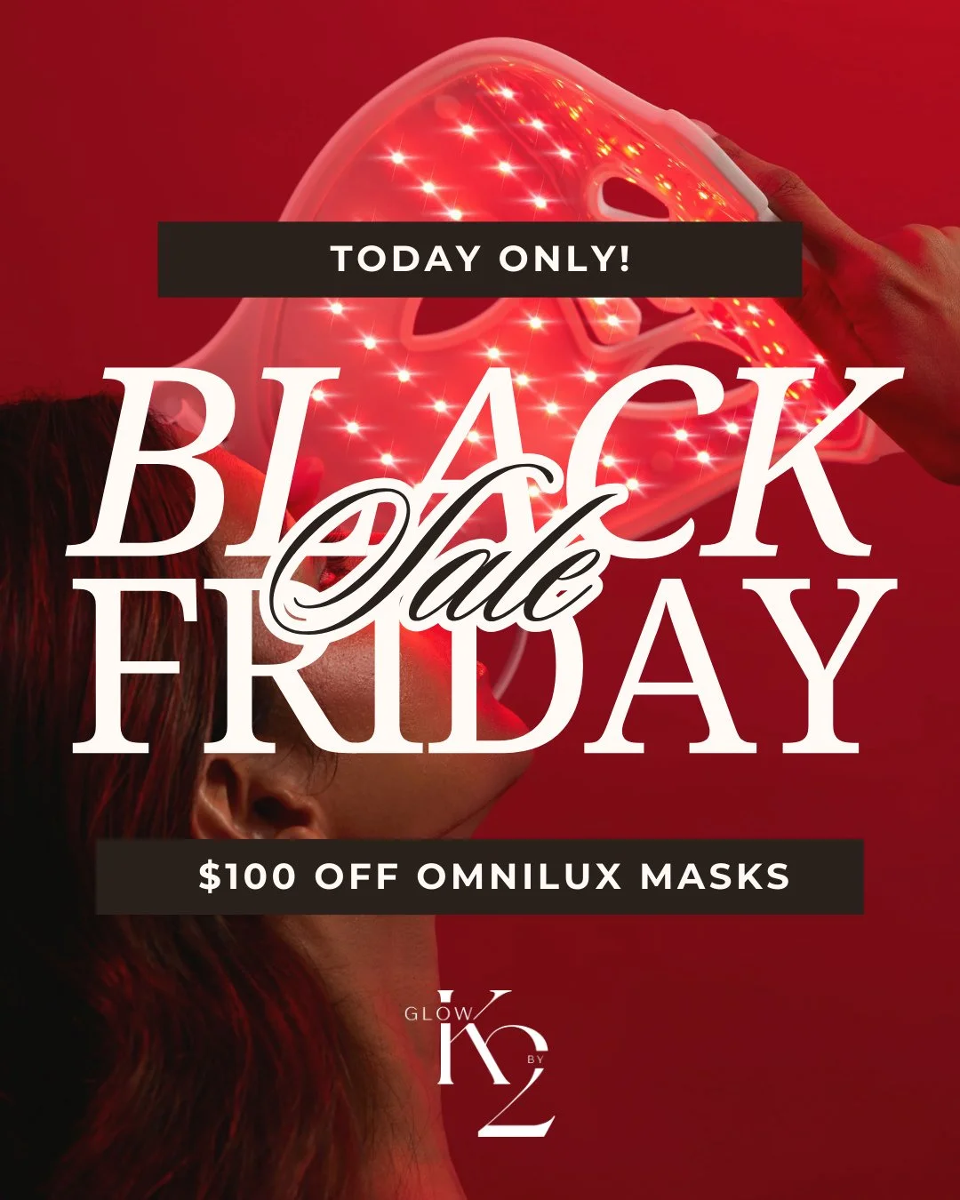 🖤✨ BLACK FRIDAY SALE | TODAY ONLY! ✨🖤 (Read full caption for details!)⁠
⁠
💥 $100 OFF all full-size Omnilux LED devices! (Now $295, Reg. $395)⁠
This is a major savings and the perfect time to snag the ultimate holiday gift (for someone else&hellip;