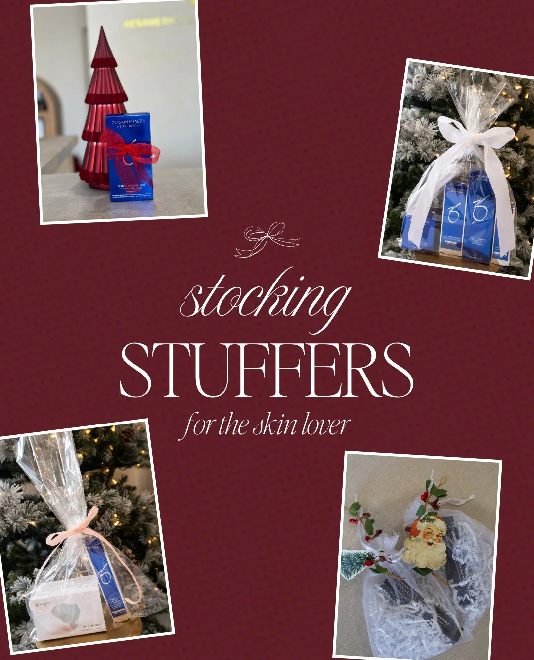 Need stocking stuffer ideas? We&rsquo;ve got you. 🎁✨ Lip treatments, skin minis, travel SPF = the perfect glow-on-the-go gifts.⁠
⁠
Which one are you adding to your wishlist? 🎄 Enjoy 20% off all skin &amp; hair care products and 10% off Omnilux thro