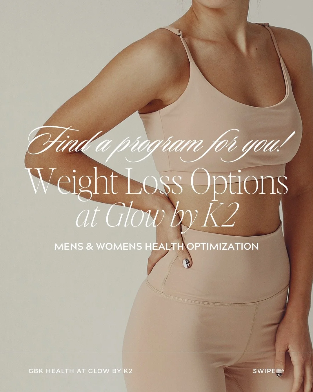 Every health journey is different and personal&hellip; That&rsquo;s why we offer several different types of Weight Loss Programs at Glow by K2! There&rsquo;s no better time to prioritize your health! 🙌

$69 consultations &amp; 10% off your first mon