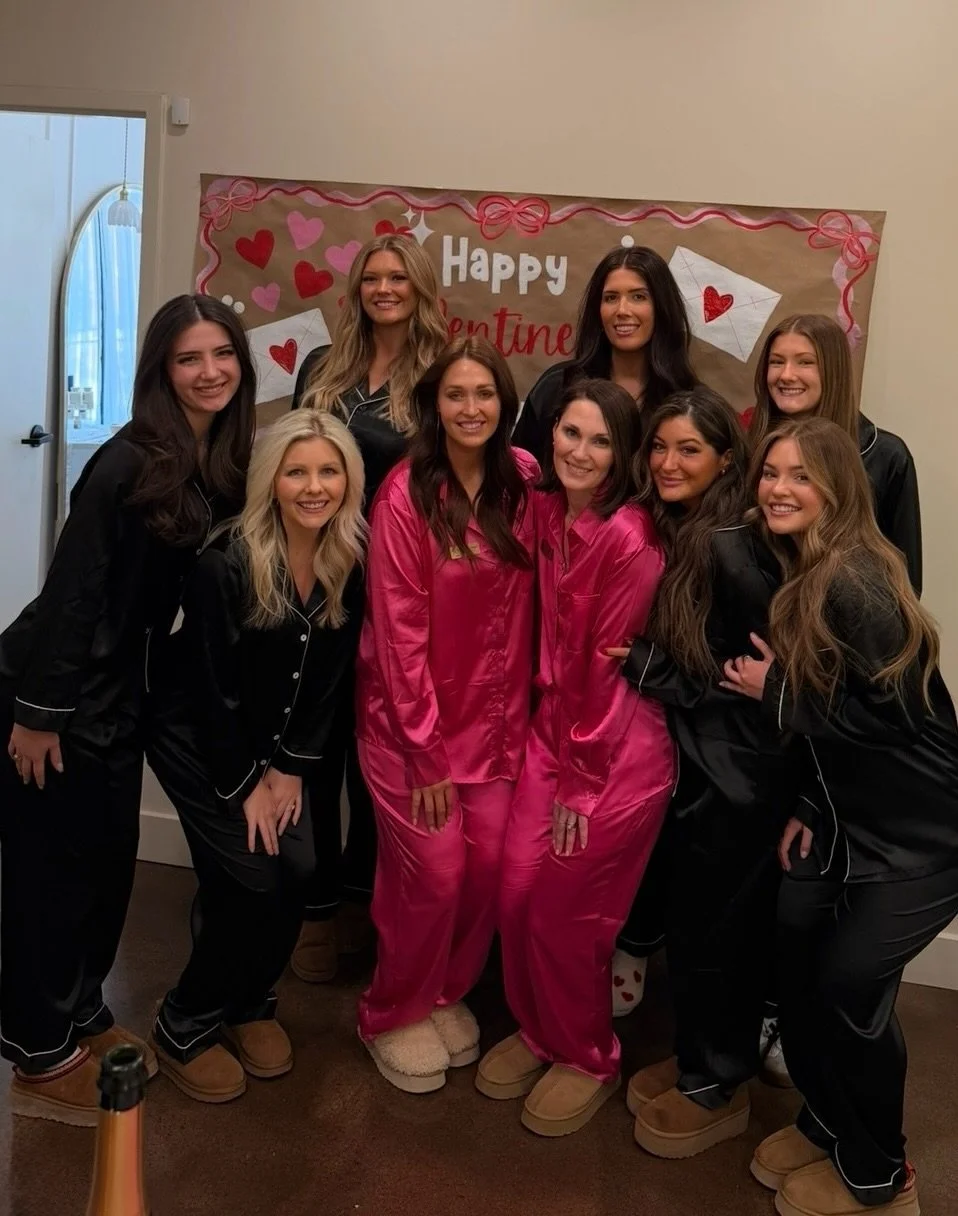 Galentines at Glow! 💌🥰 Thank you to everyone who came by our Pajamas &amp; Prosecco event this weekend! It was the best time and perfect way to kick off LOVE month! 💕 

Giveaway winners will be announced today on stories! 

#glowbyk2 #louisvilleky