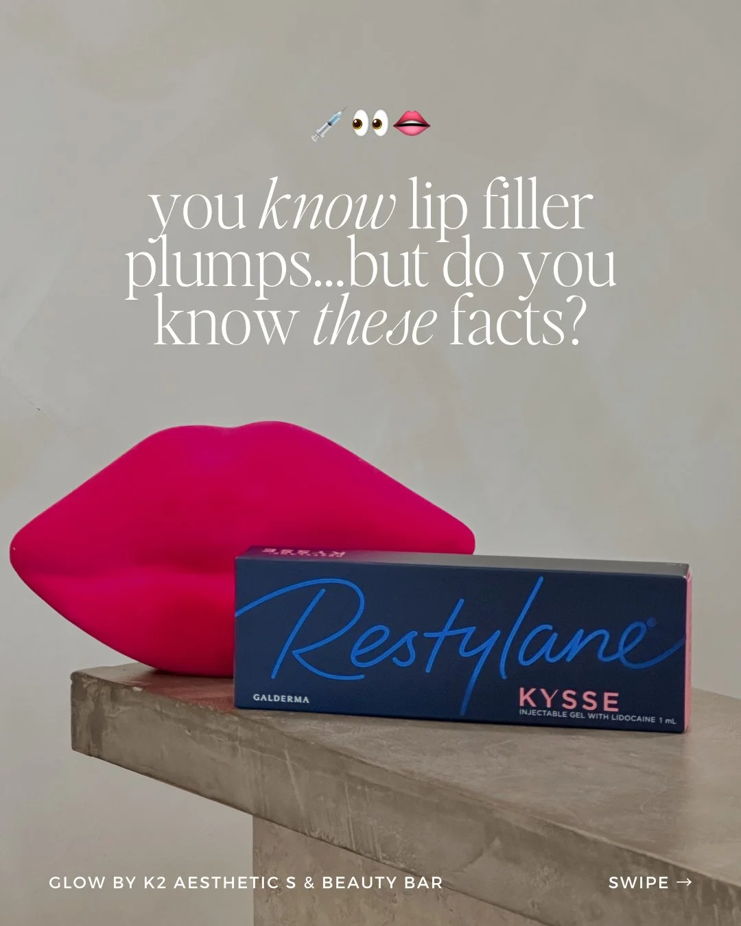 Let&rsquo;s talk science behind the perfect pout. 👄✨ ⁠
⁠
Hyaluronic acid fillers = soft, natural volume that blends seamlessly with your lips. ⁠
⁠
From subtle hydration to full definition, the results are customizable + natural-looking. ⁠
⁠
Ready to