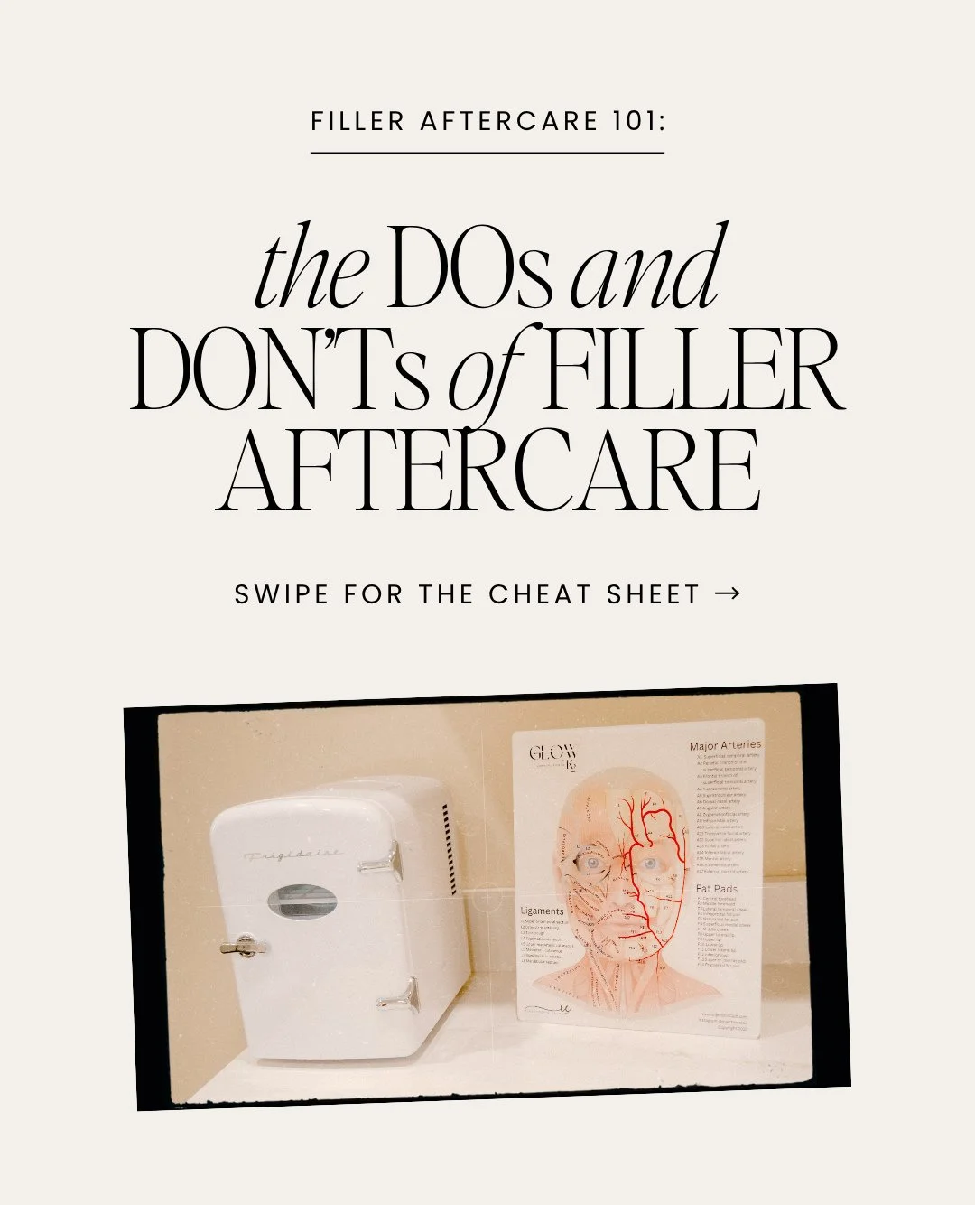 With all of the recent filler appointments and our $100 off special continuing through April, we thought it'd be a good time to refresh your memory about filler aftercare! 💉⁠
⁠
The post filler 'Golden Rules':⁠
❄️ Ice is your best friend.⁠
🛌 Sleep e