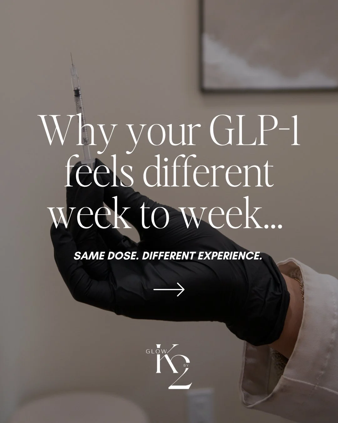 ✨ Do you notice your GLP-1 feeling different week to week? Let's talk about it. ✨⁠
⁠
&ldquo;Some weeks it works great&hellip; other weeks, not so much.&rdquo; The truth is... This isn&rsquo;t the medication being inconsistent. It&rsquo;s your body.⁠
