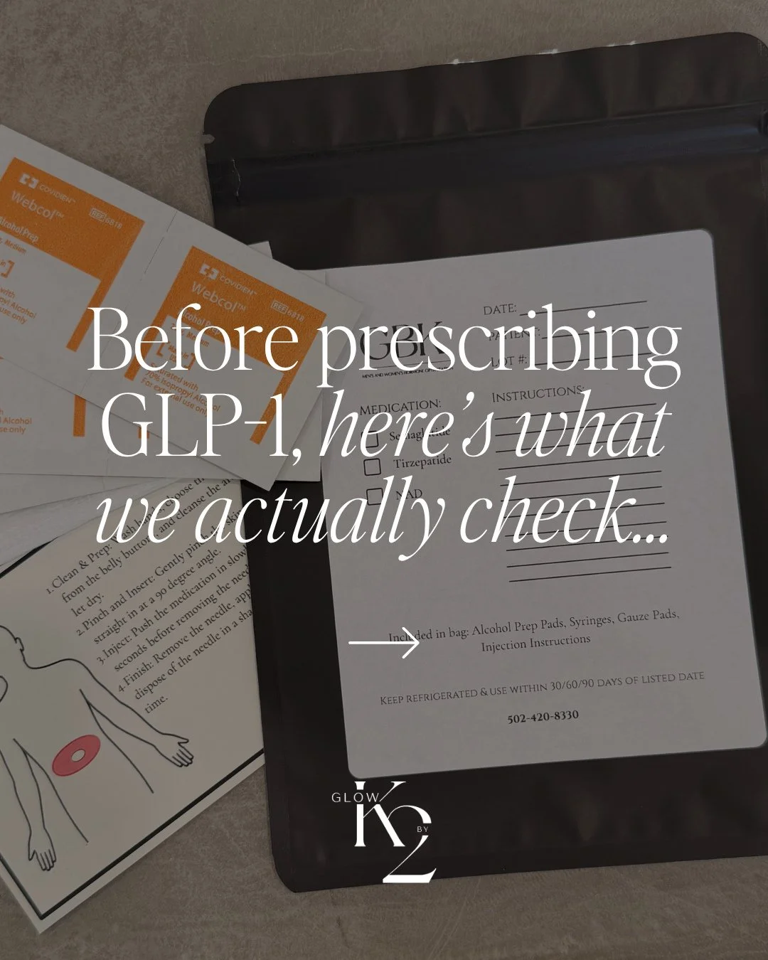 🩺 Weight loss isn't one-size-fits-all... And, that's why we start with labs. ✨⁠
⁠
At Glow by K2, we don't believe in guessing. Before building your personalized weight loss plan, we take a deeper look at what's happening inside your body. By underst