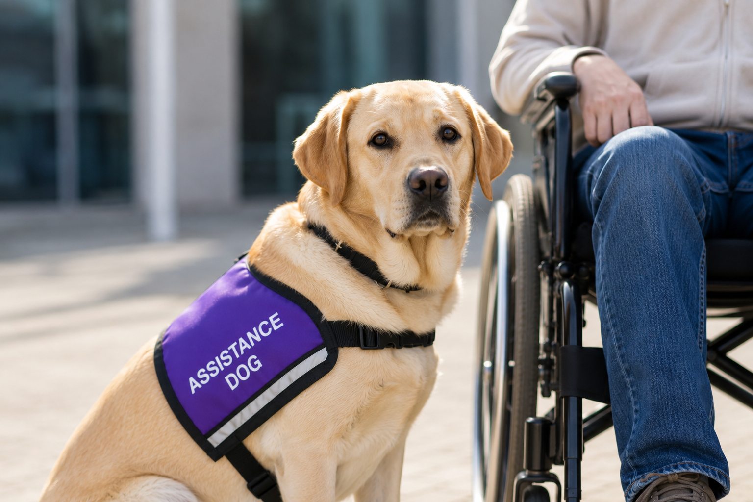 Assistance Dog working in Adelaide