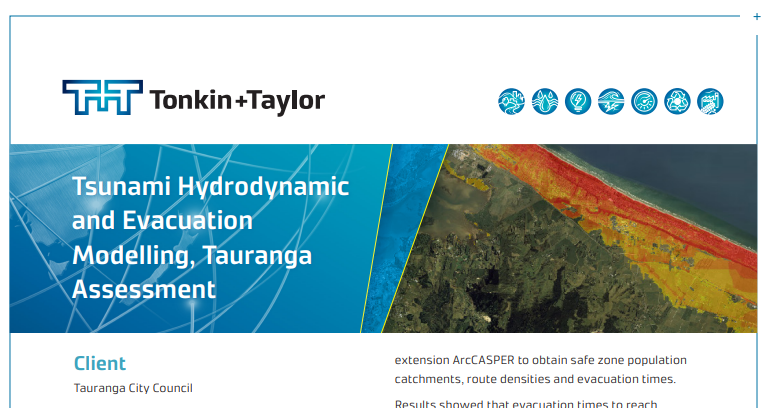 Tsunami evacuation routes japan