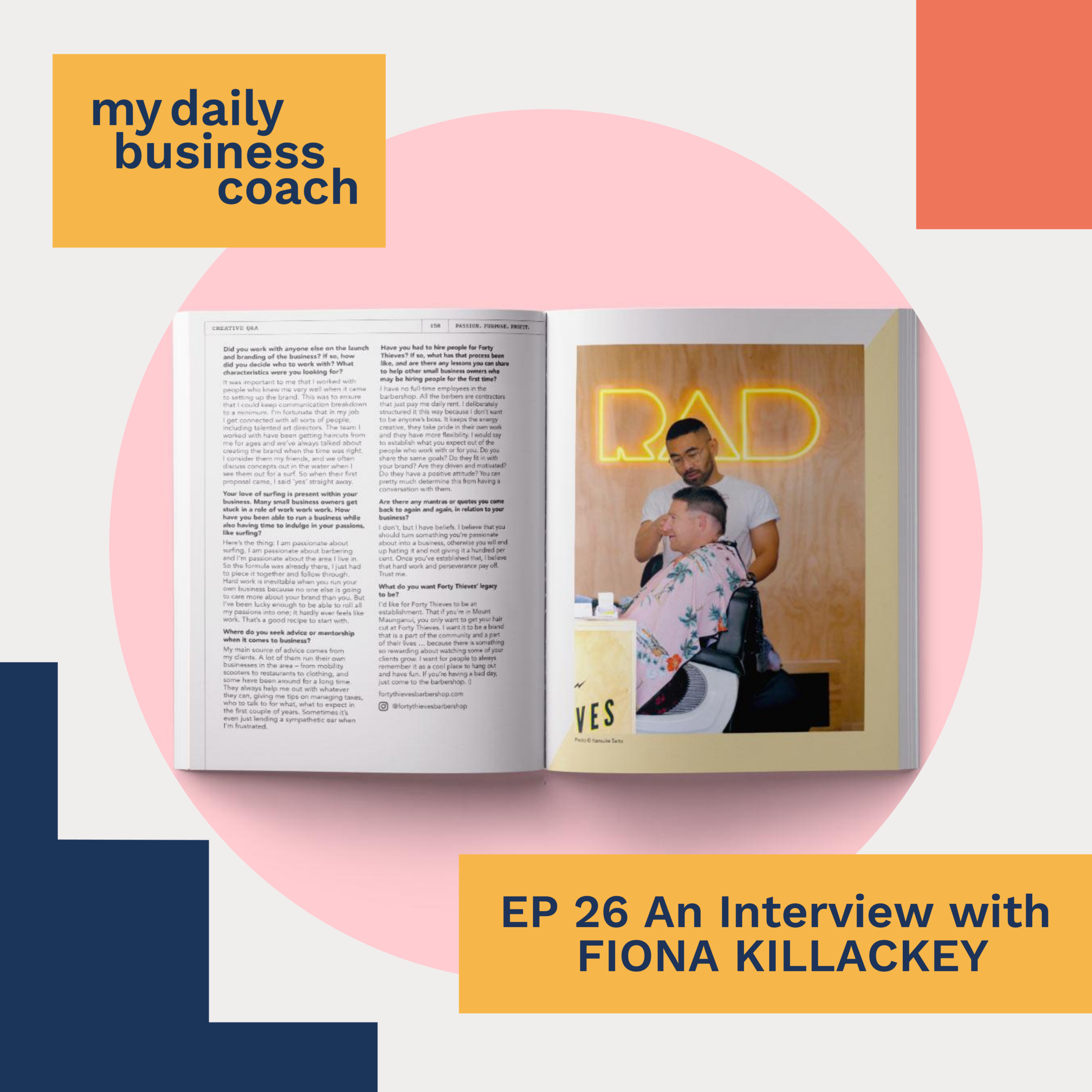 Episode 26: Fiona Killackey on how, why and what she did to write her first business book, Passion Purpose Profit  (with Natasha Ace)