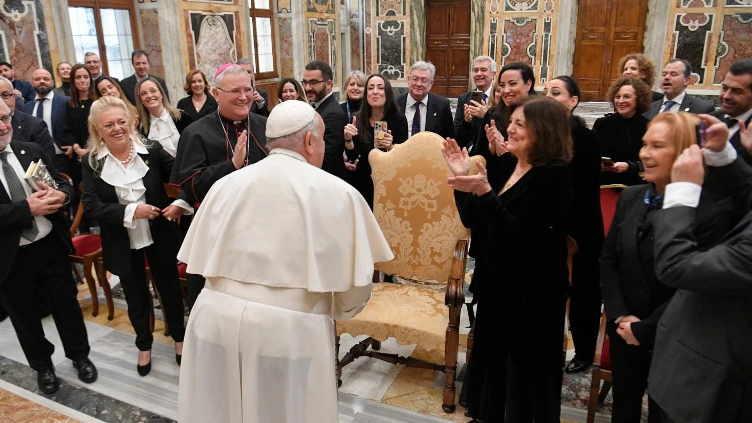 El Papa Francisco recibe en audiencia a la UCAM