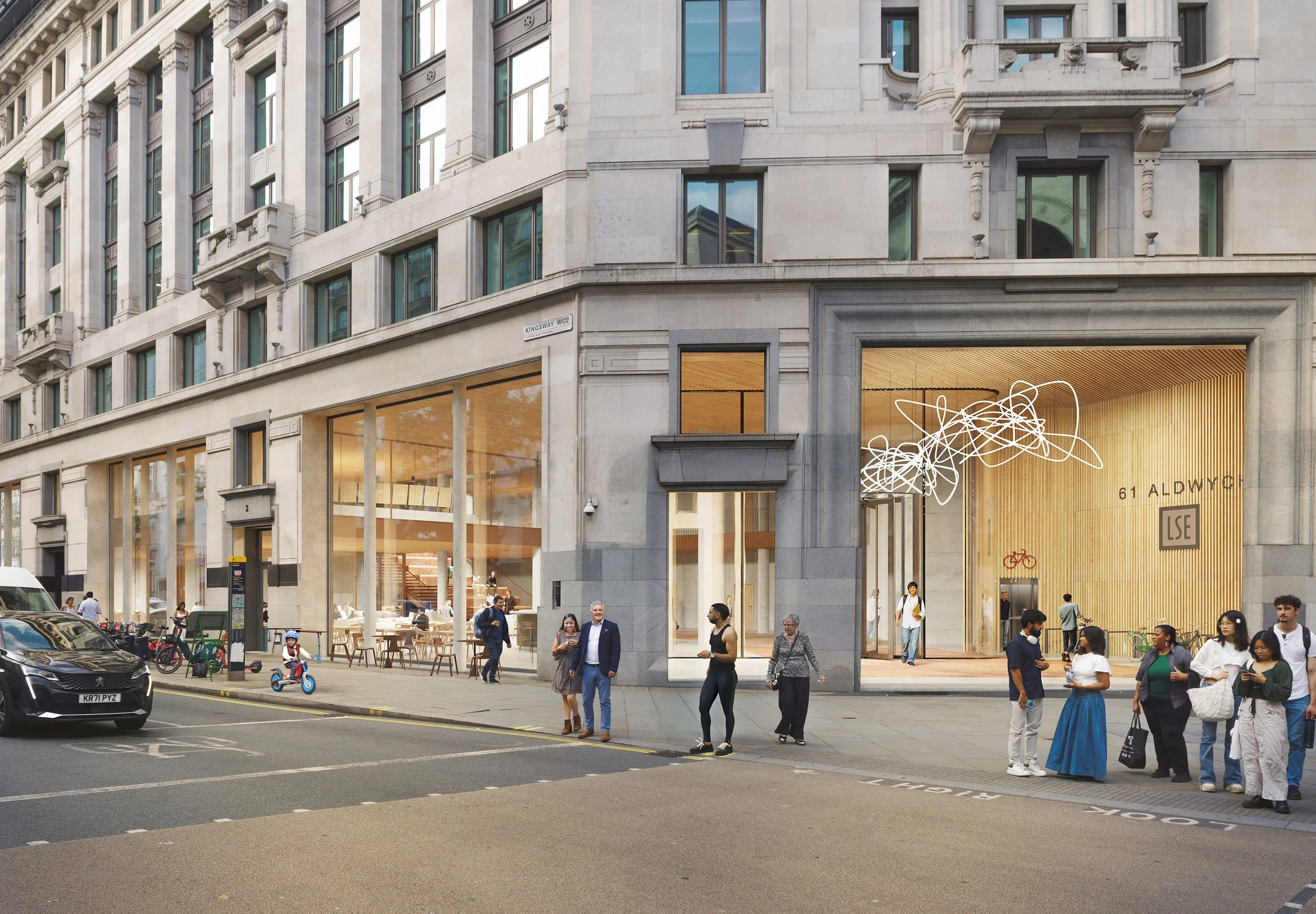 Entrance view from Aldwych