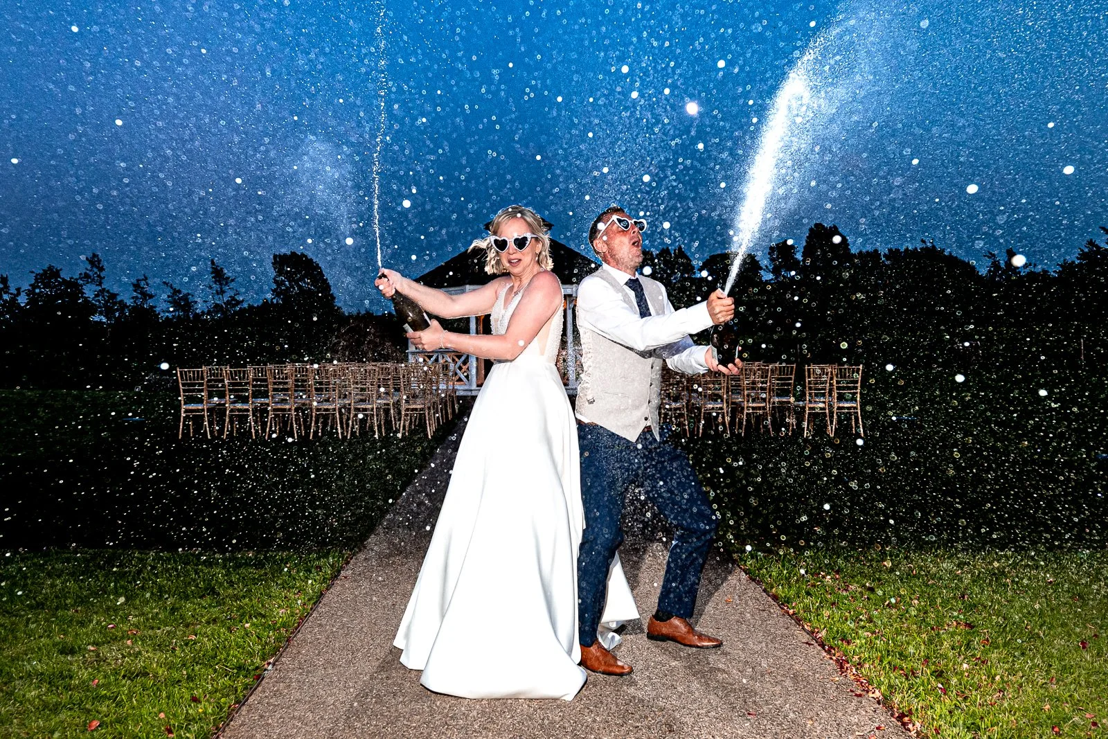 Outside ceremony at Peak Edge Hotel, Chesterfield