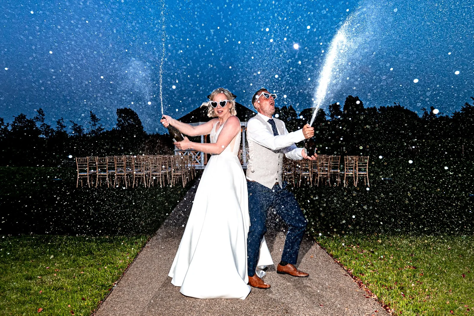 champagne-spray-peak-edge-wedding