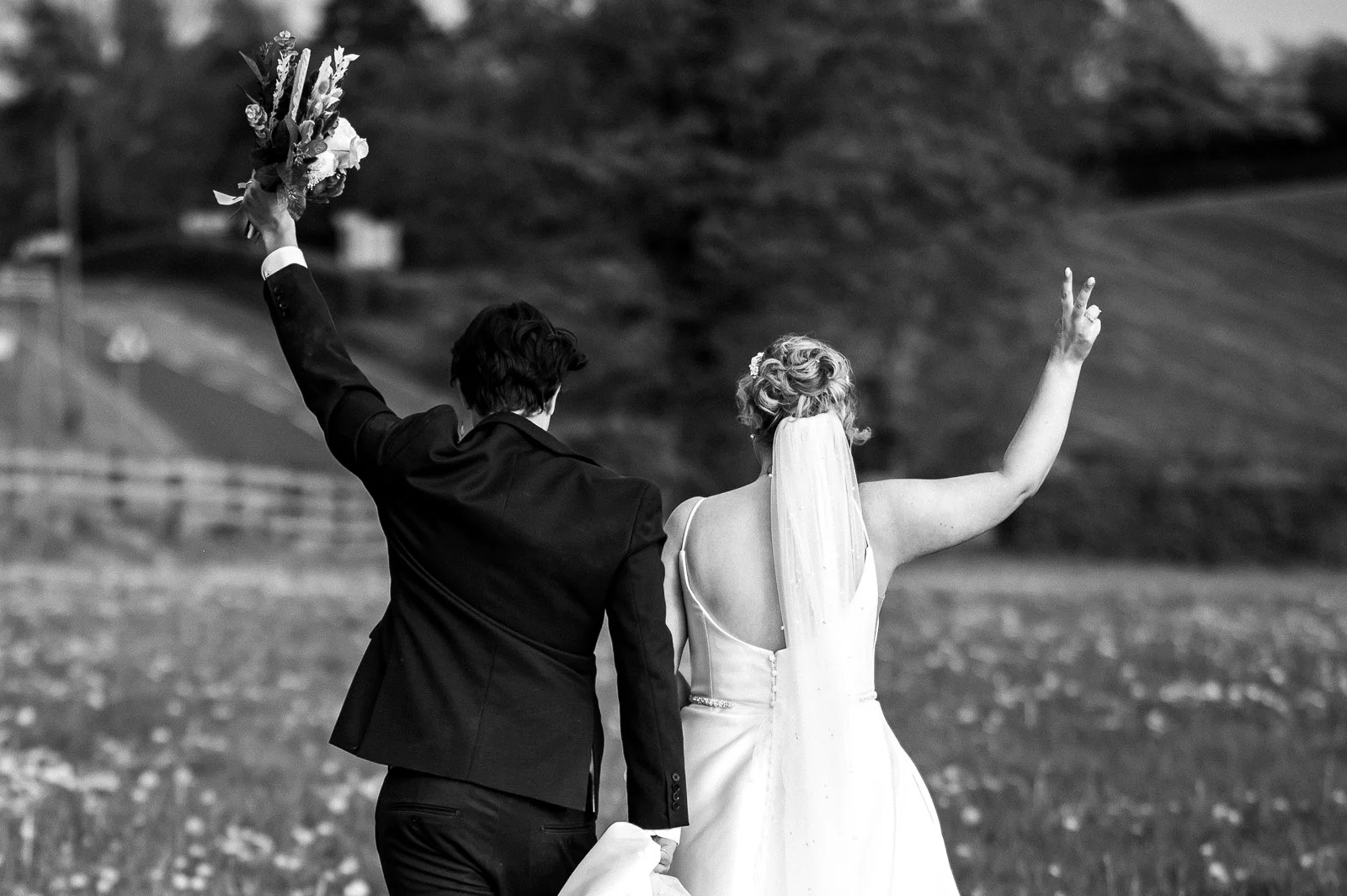 Bride-and-groom-on-Derby-wedding-day