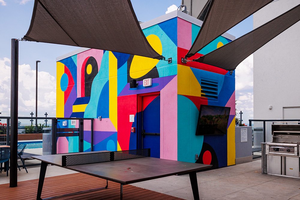  WOLFDOG x Kinetic Pool Mural 