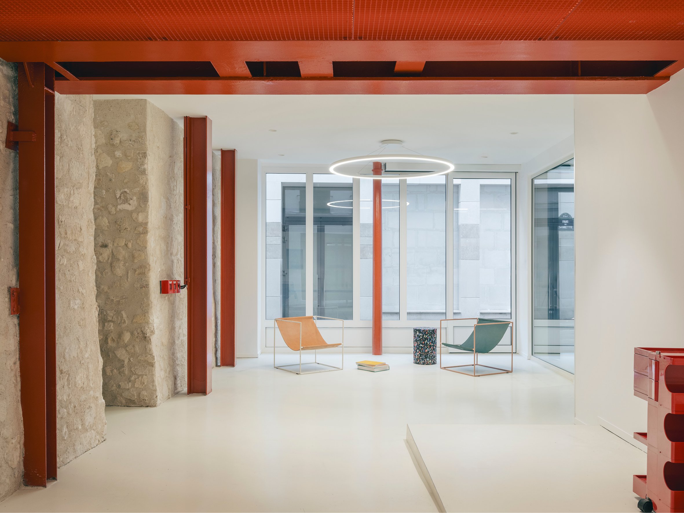 Sentier - Transformation d'une ancienne imprimerie en bureaux