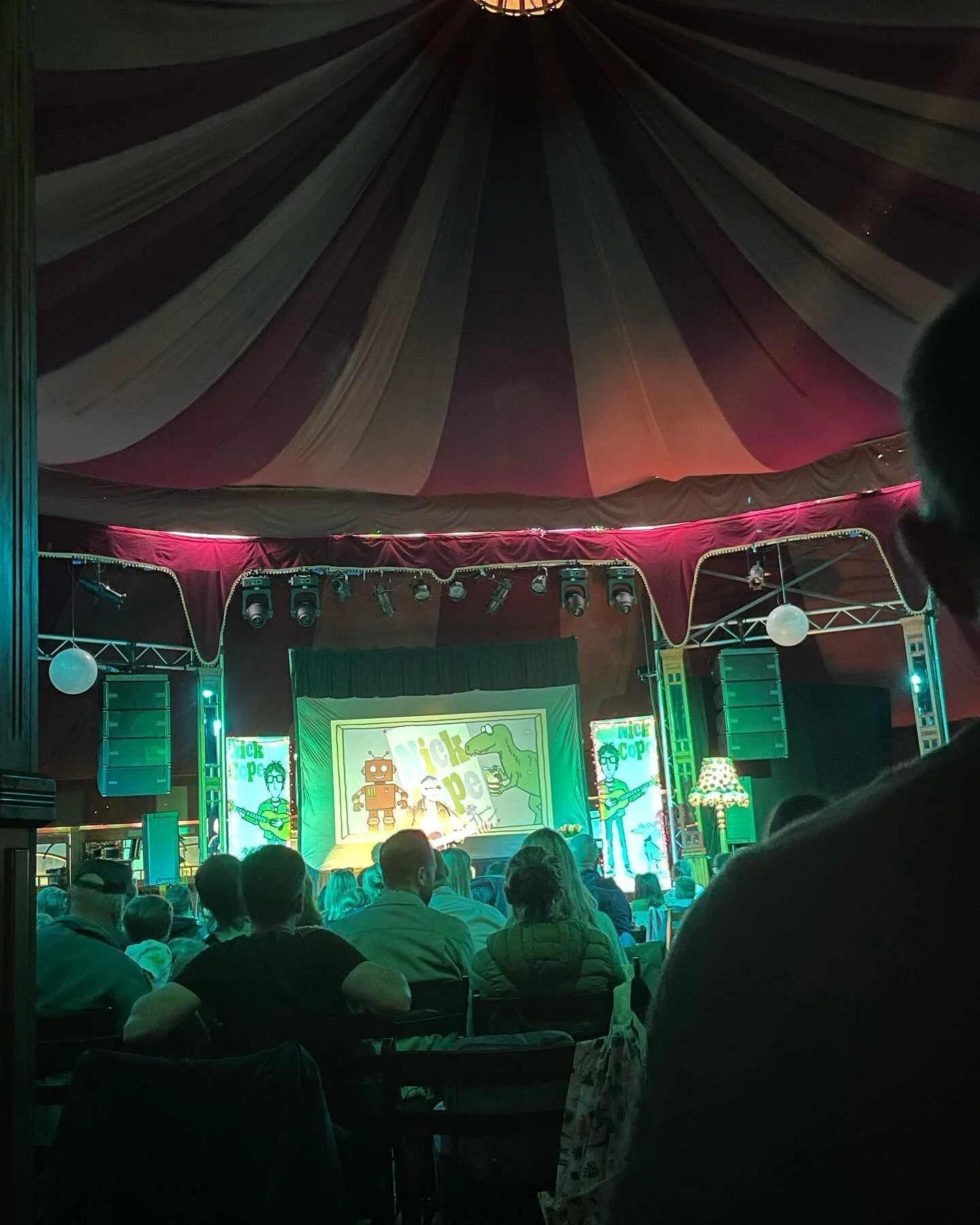 Wholesome activity alert 

This weekend we took the tiny human to see @cope.nick in a rather boujee tent in a park in Milton Keynes. 

Sadly it was super soggy so we didn&rsquo;t get to check out the rest of the festival, but will defo check it out n