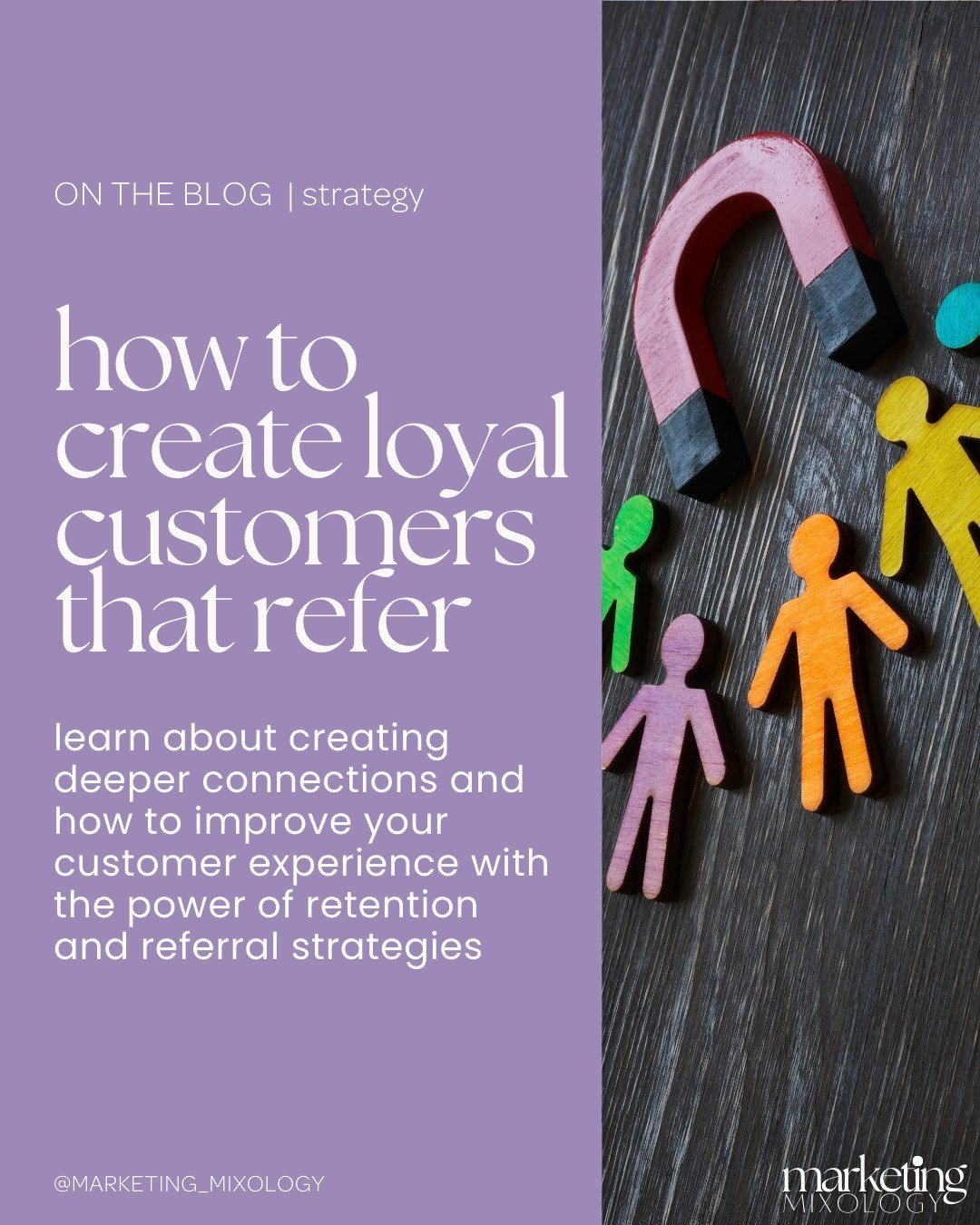NEW ON THE BLOG 

More newness over on the blog this morning. 

This one is all about about making customers not just sales and the ways you can keep people coming back for more. 

We'll also cover retention and referral strategies, now these can som