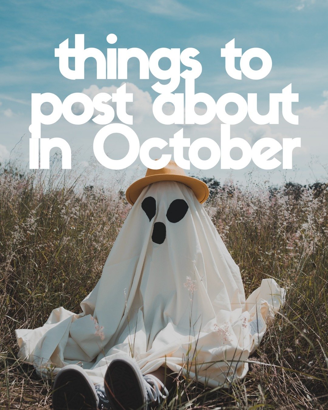 🍂 Need some inspiration for your October content?

I&rsquo;ve pulled together some ideas of things you can post about this October, alongside some of the key awareness days and dates that could give your content a little seasonal hook - oooh you luc