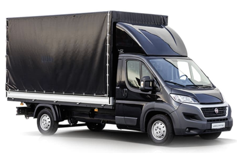 Prenájom valníka s plachtou v Košiciach — tarif STANDARD od 47,30 €/deň