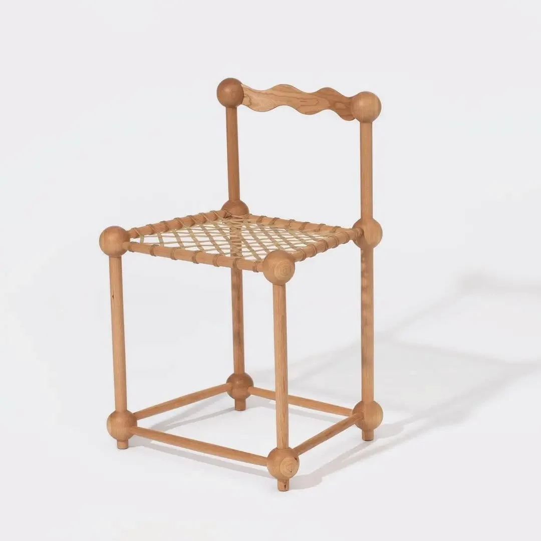 Shapes and simplicity is all, really. Cherry Chair by @brianpersico and @patkimpatkim
.
.
.
.
.
#americandesigner #chairmaker #woodworking #collectibledesign #squiggles #wavyform #contemporarychair #furnitureideas