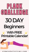 30 Day Plank Challenge for Beginners | Free Printable — Simply Holistic ...