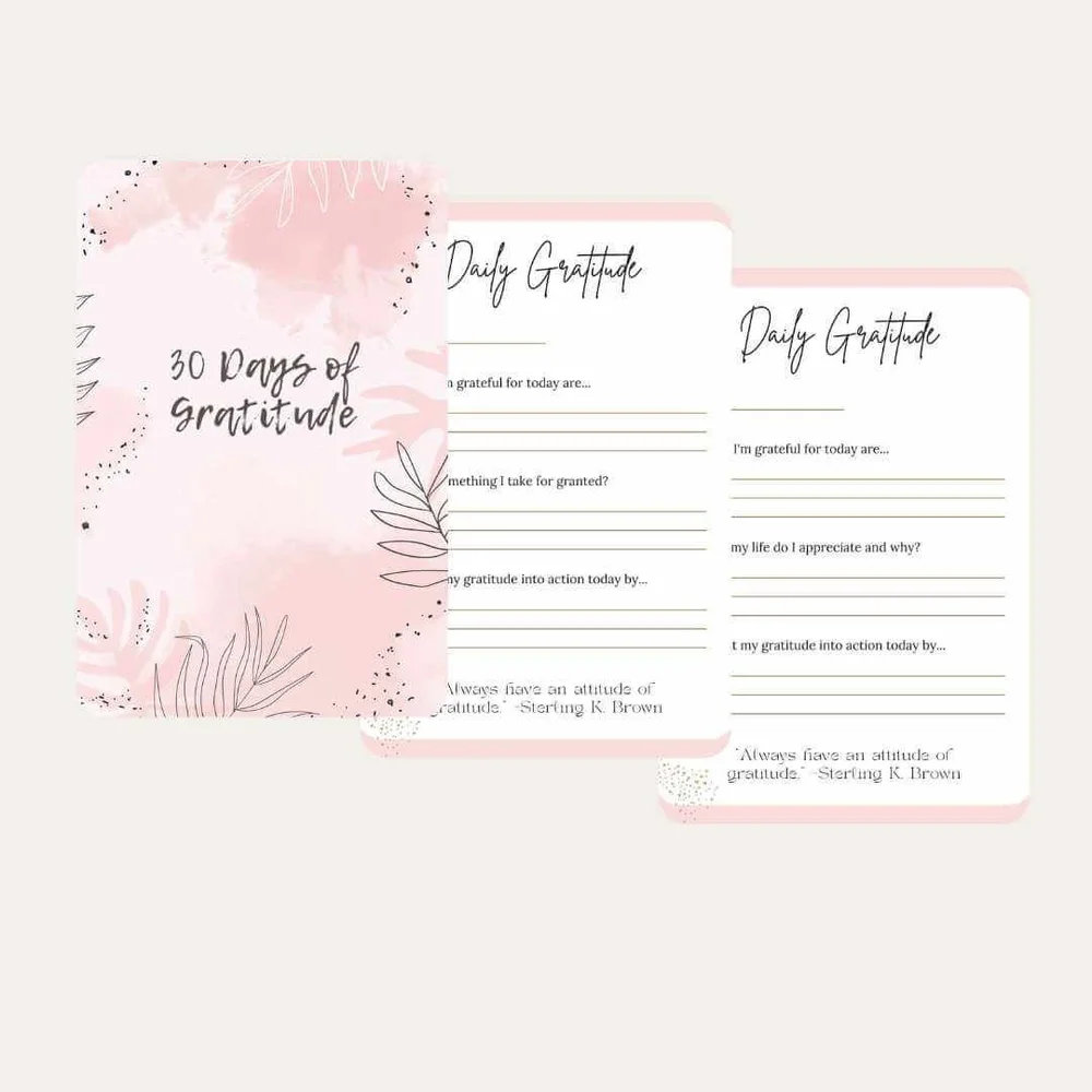 Free Printable Gratitude Journal with Prompts — Simply Holistic Wellness