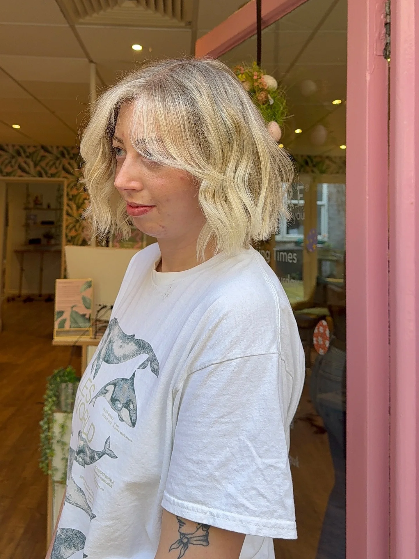 Spring glow up in full swing ✨ ☀️ 

#spring #behindthechair #salonlife #blondebombshell #blondehighlights