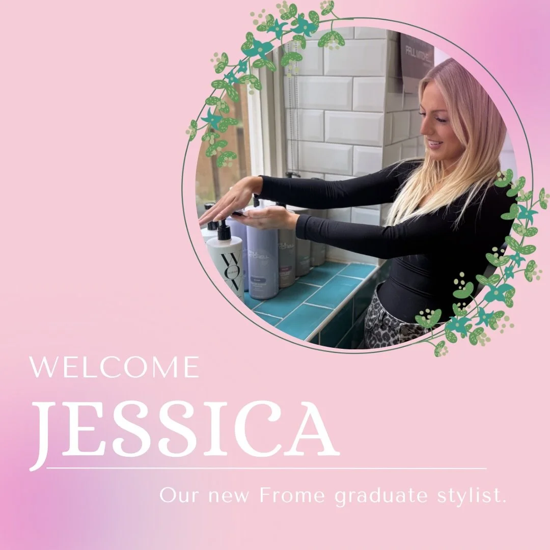 ✨WELCOME JESSICA ✨ 

We&rsquo;re so excited to welcome a talented new face to the Coiffure Frome team! 

Joining us from a well-established salon in Wells, bringing experience, creativity, and a real passion for hair 🤍 

Our team just keeps getting 