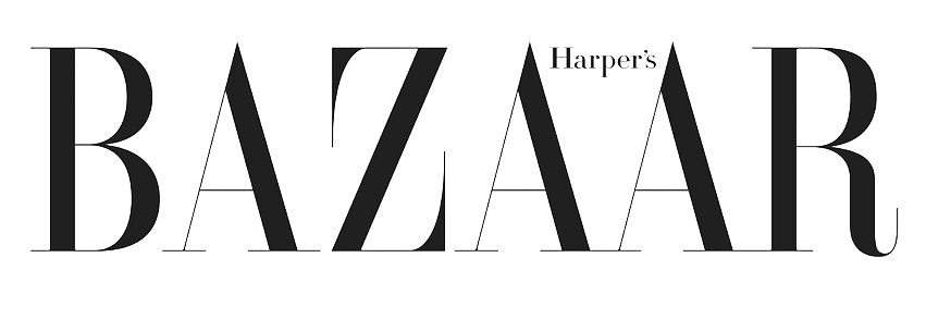 Harper's Bazaar logo in black text on a white background.