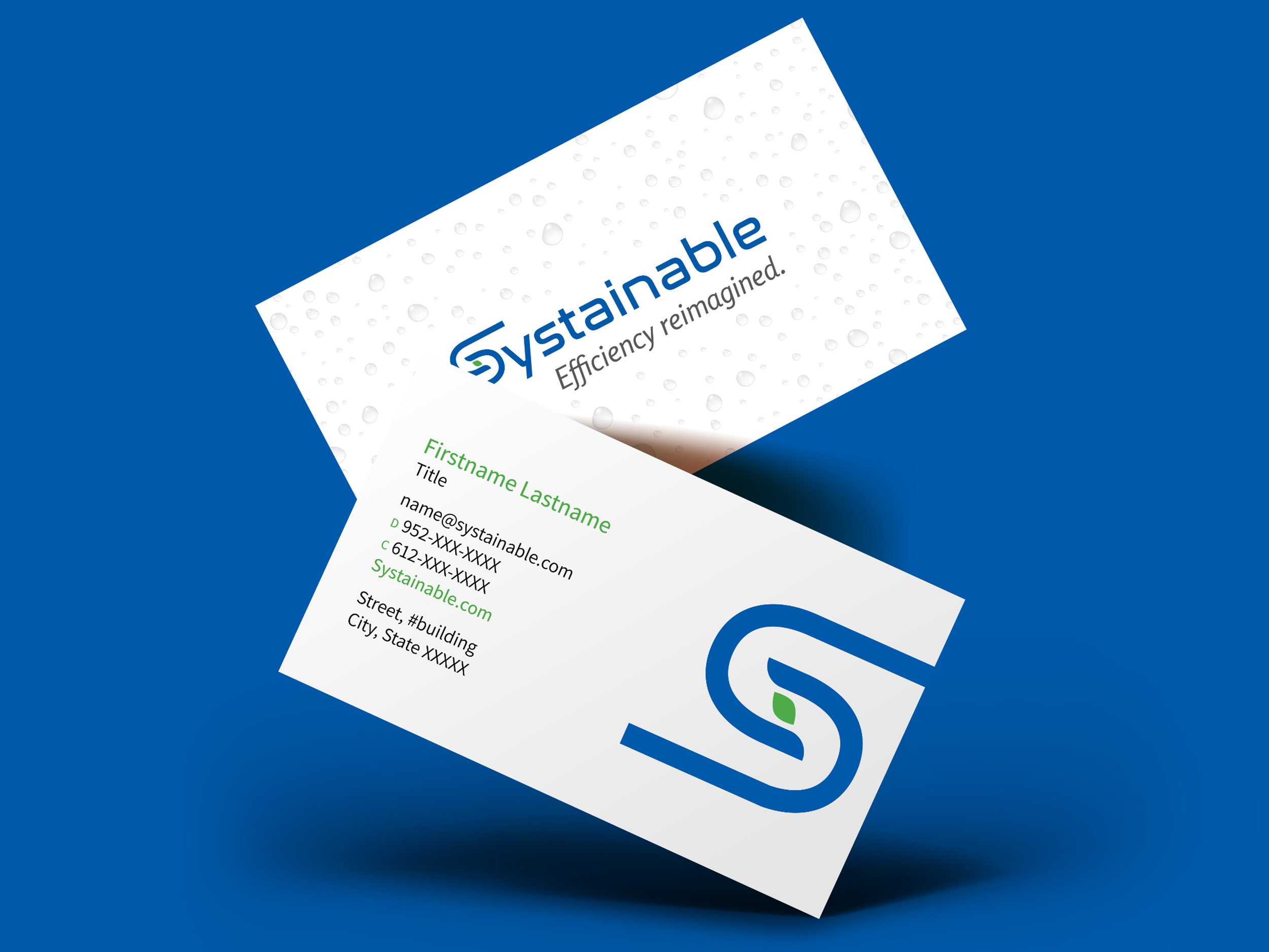 Systainable business cards