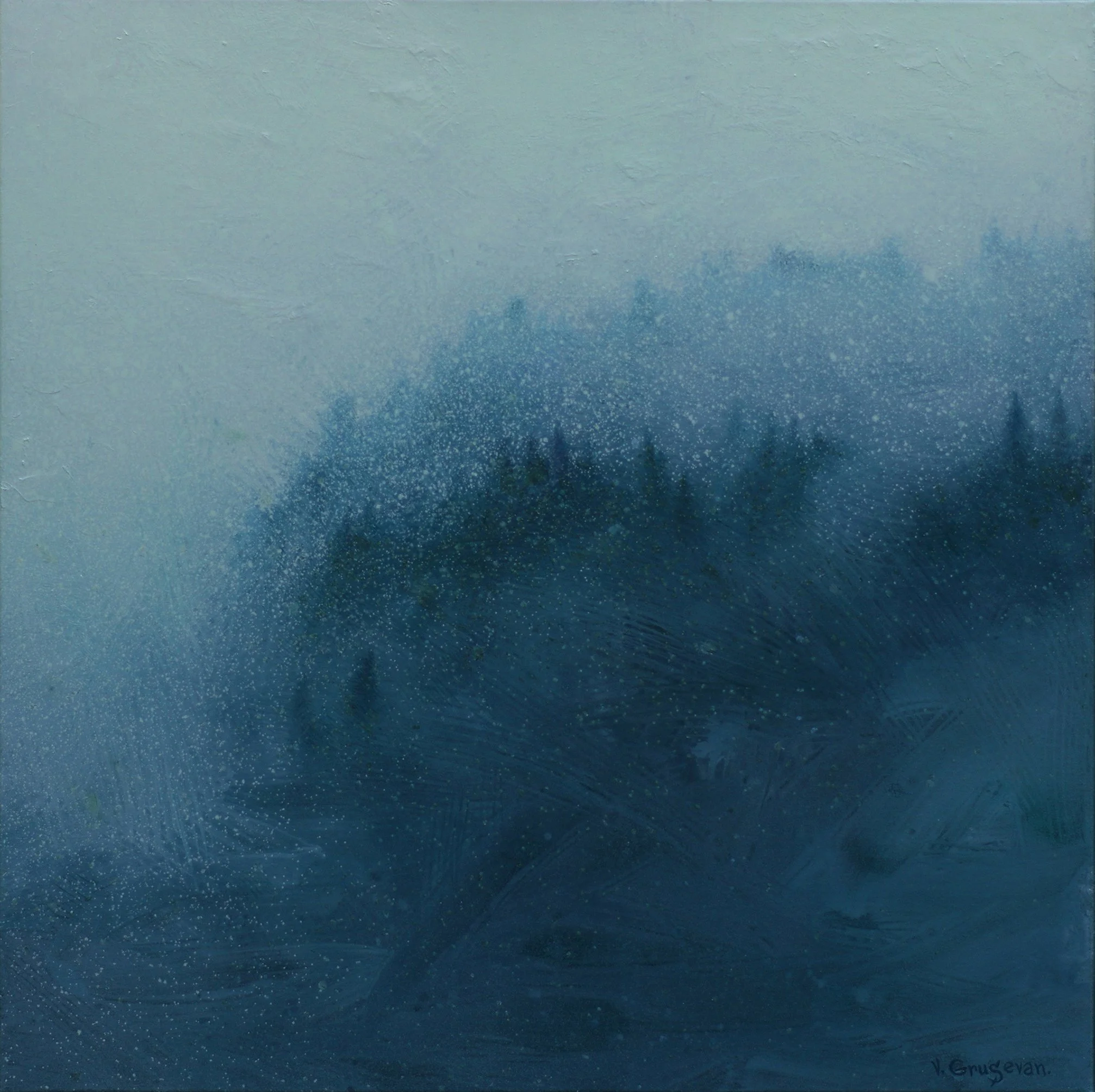 6 La Forêt Voilée, V. GRU$, 80x80cm, ht.JPG