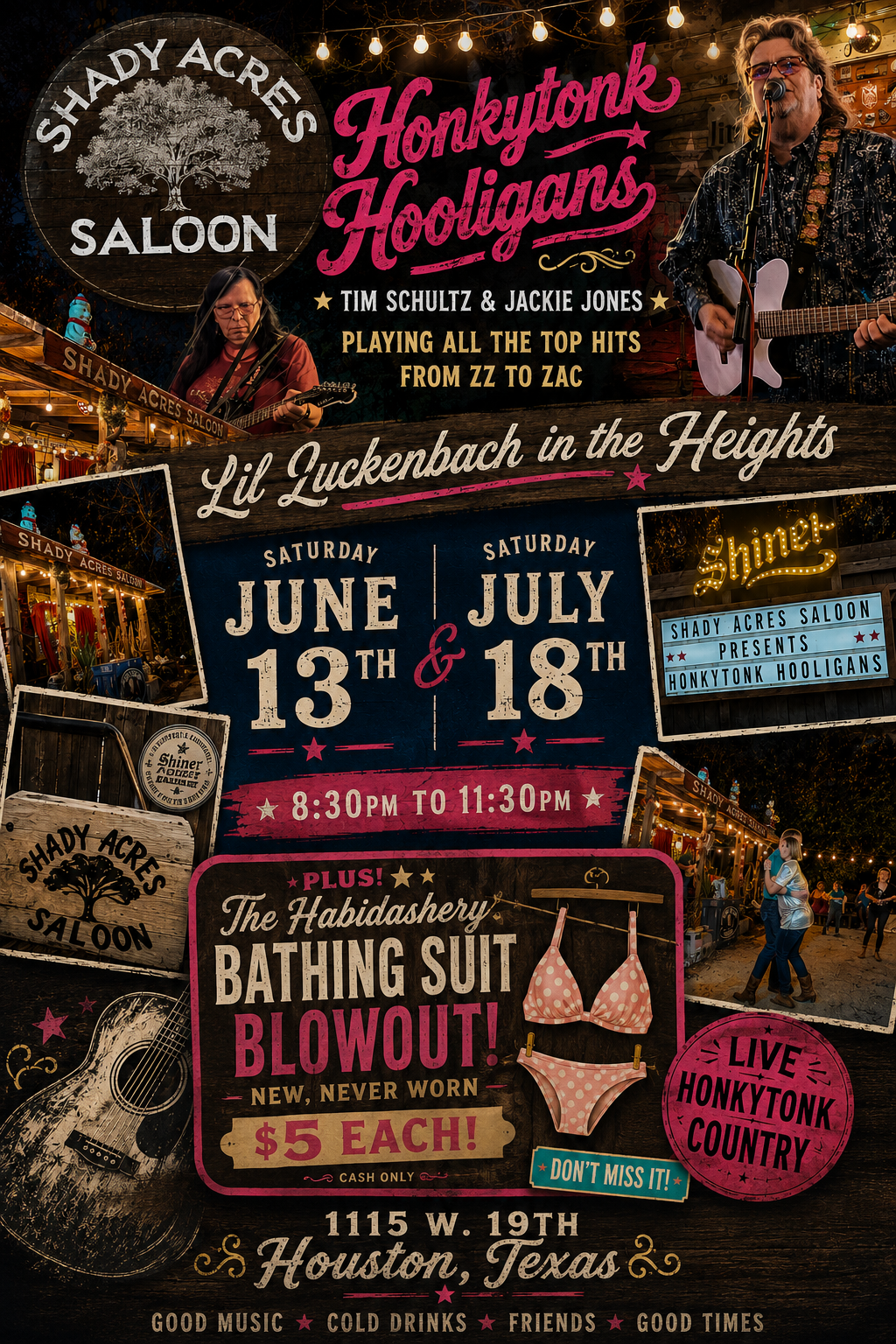 Hooligans at Shady Acres Saloon 