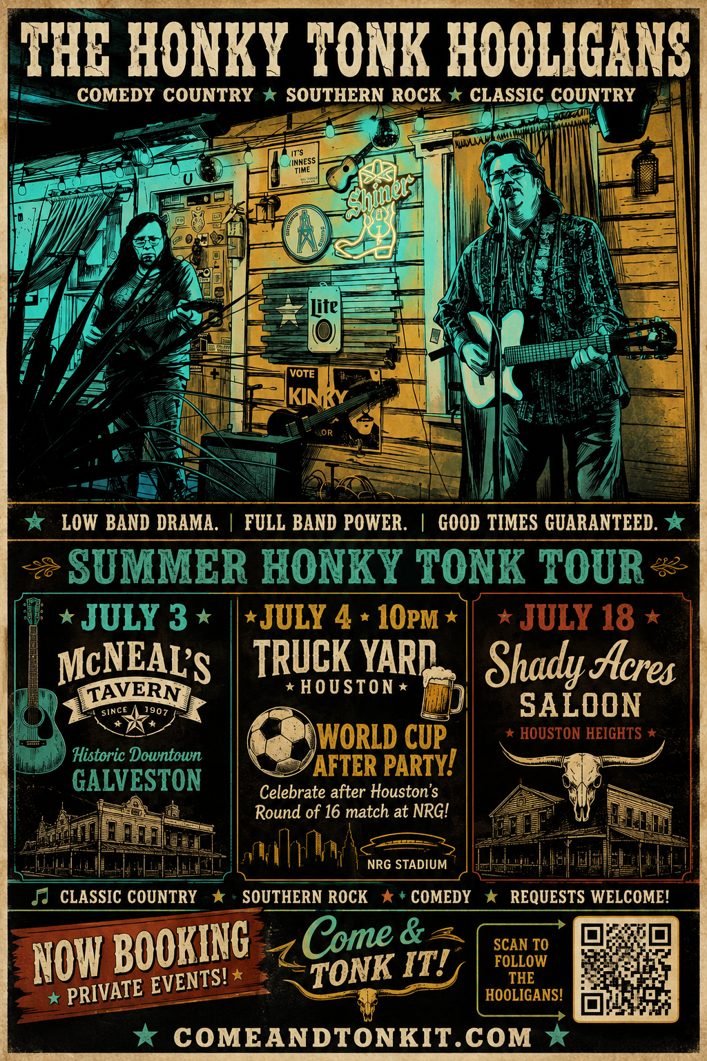 Truckyard 4th of July with the Honkytonk Hooligans