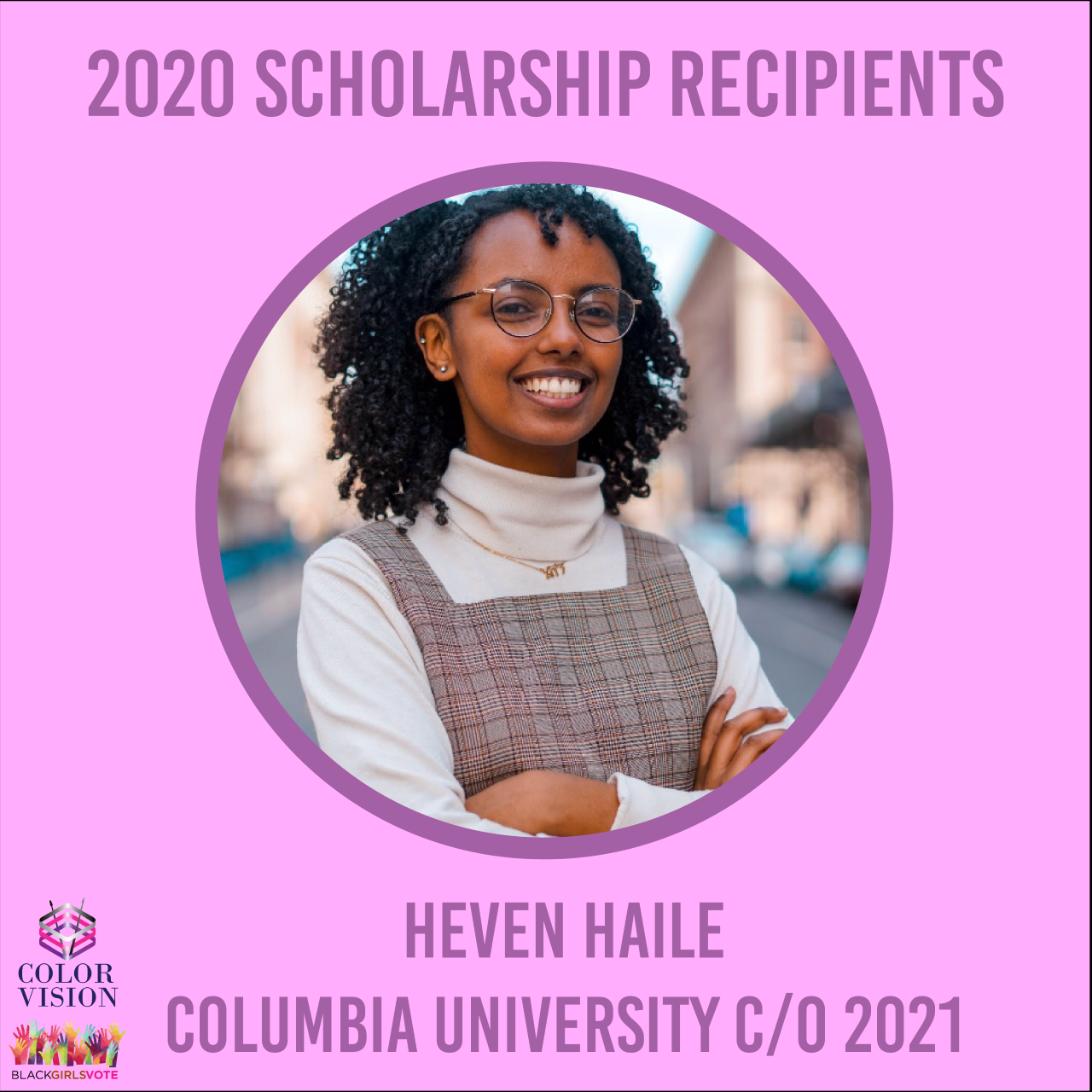 Our 2020 Scholarship Recipients 