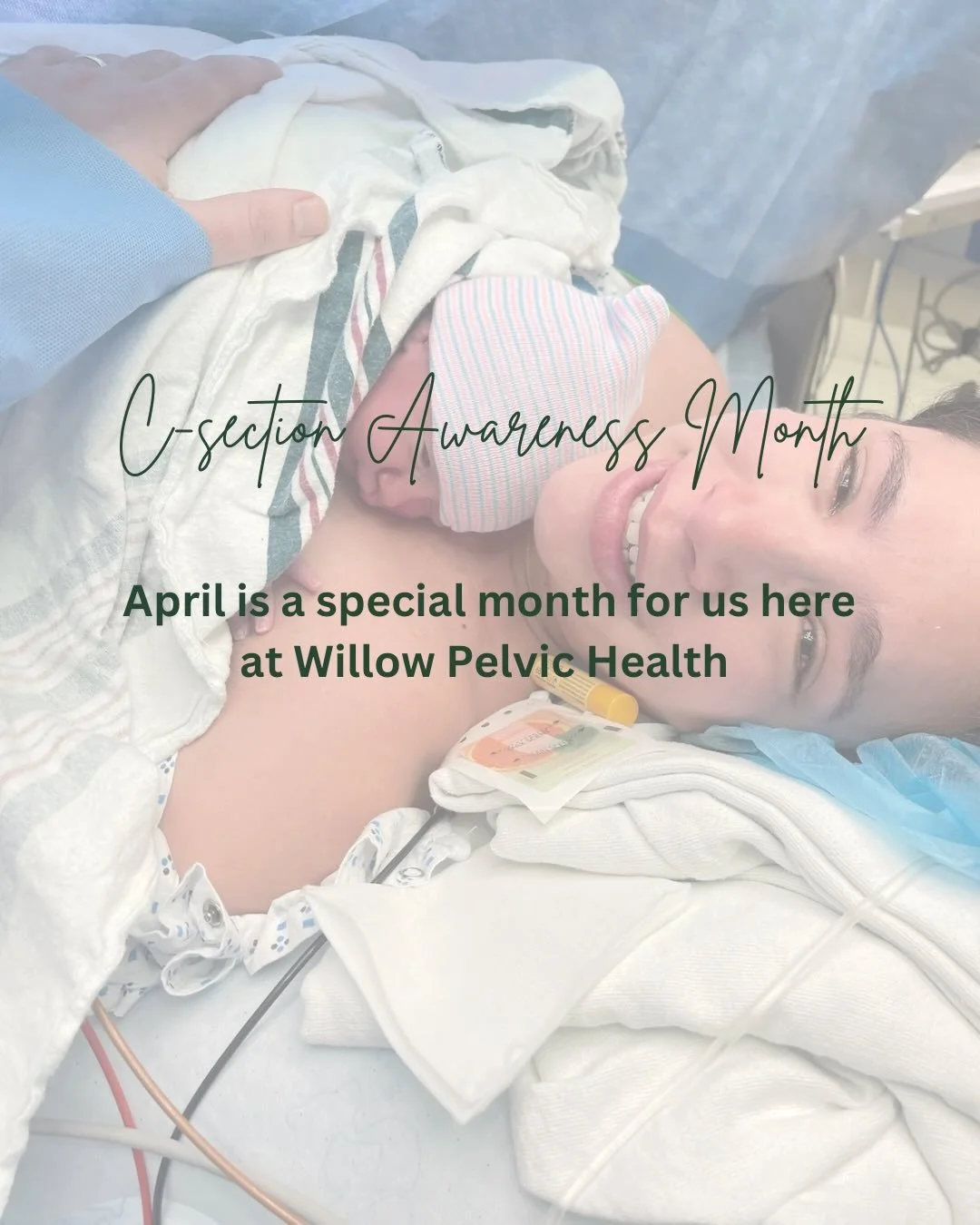 C-section awareness month is near and dear to our heart 

When I looked up &ldquo;c-section awareness month&rdquo; the campaign was more about learning about unnecessary c-sections. But I wanted to offer a different perspective this year (and probabl