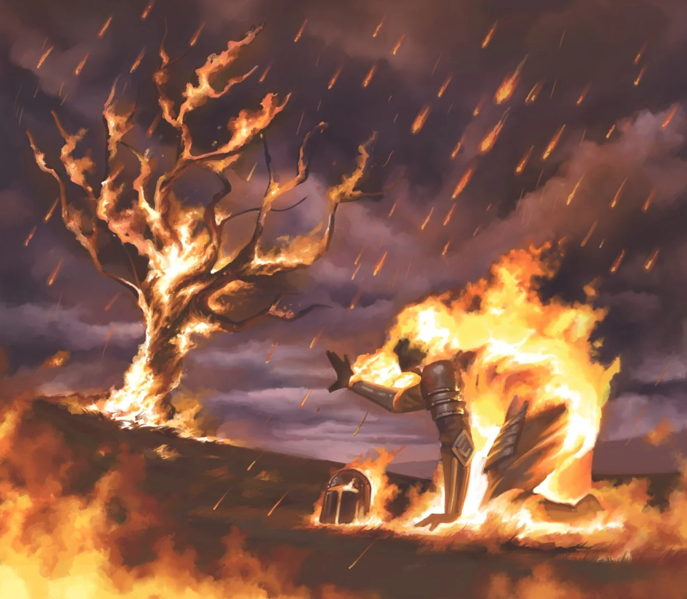 A design used for an upcoming card game "Valour Matrix" 
Digital Painting