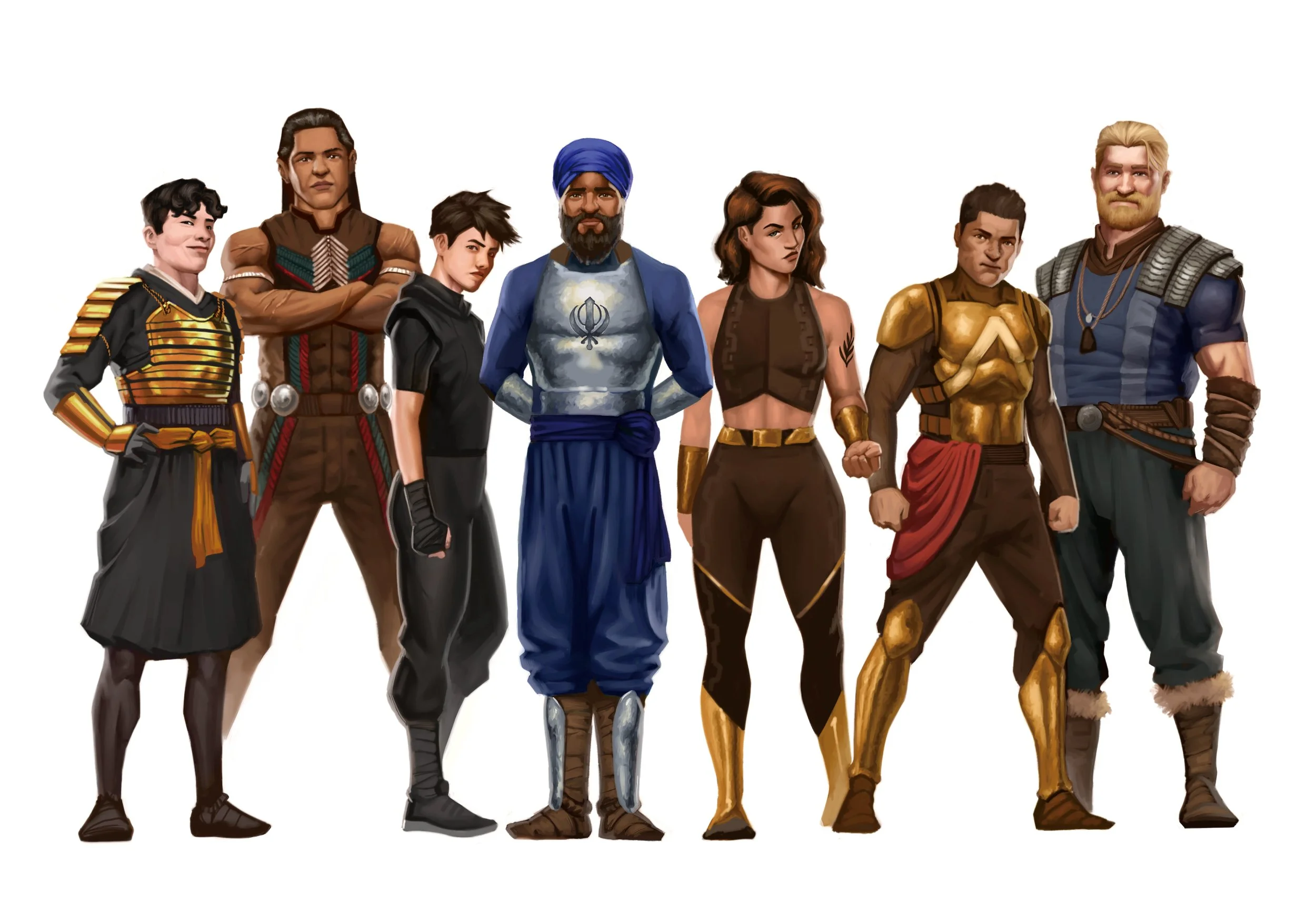 Character Art from a fantasy book series named "M.E.A Mystery Enforcement Agency" By Mr J. 
