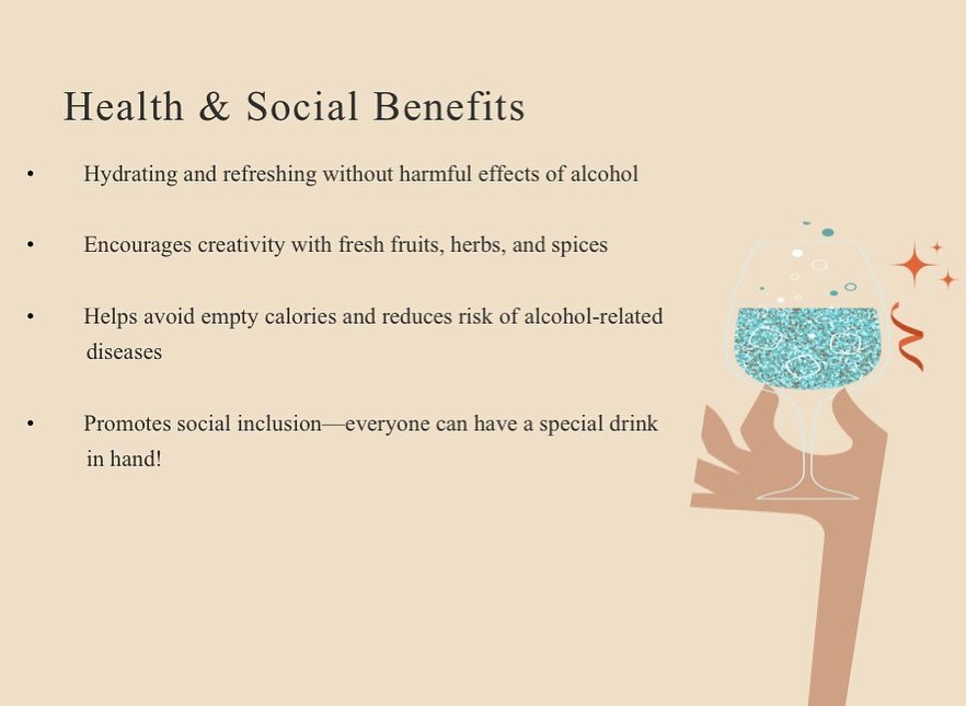 Happy Monday and here&rsquo;s a little preview into what YOU could be learning about in our upcoming webinar: &ldquo;Cheers to Your Health! Mocktails and the Truth About Alcohol&rdquo; 🍹

If you are intrigued, sign up now to join us on:
Wednesday, J
