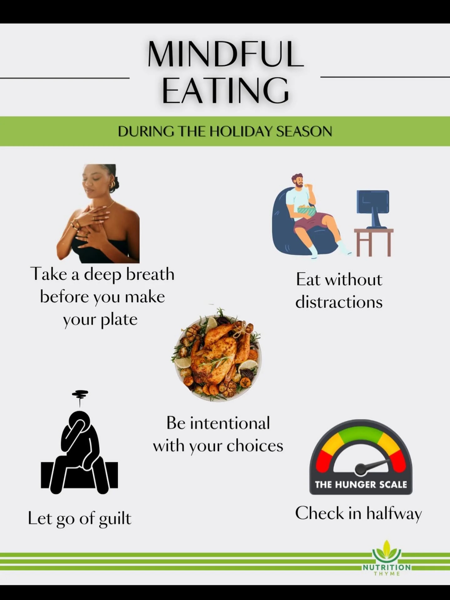 Thanksgiving and the rest of the holiday season is just around the corner!&hellip;

🍂 Mindful Eating During the Holidays
The holidays are all about connection, tradition, and joy around the table; not guilt or restriction. You can enjoy your favorit