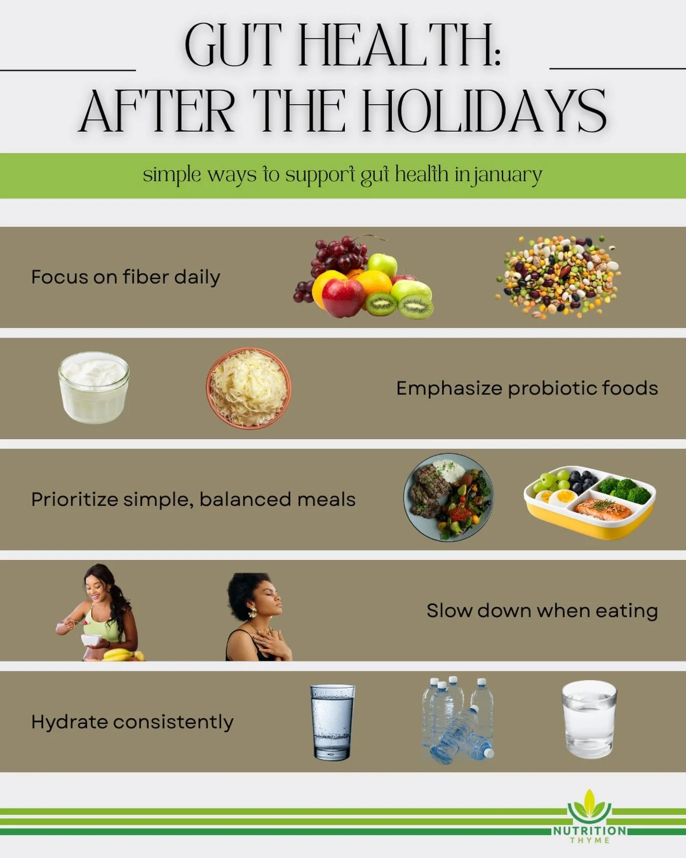 ❄️ Gut Health After the Holidays

Between holiday meals, travel, sweets, alcohol, and changes in routine, it&rsquo;s very common for digestion to feel &ldquo;off&rdquo; in January. Bloating, irregular bowel movements, sluggish energy, or skin flare-u