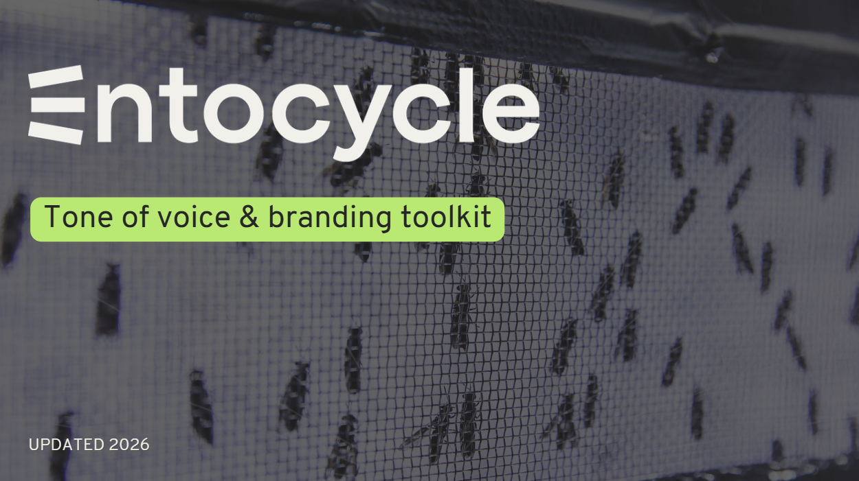 Entocycle Tone of voice & branding toolkit thumbnail