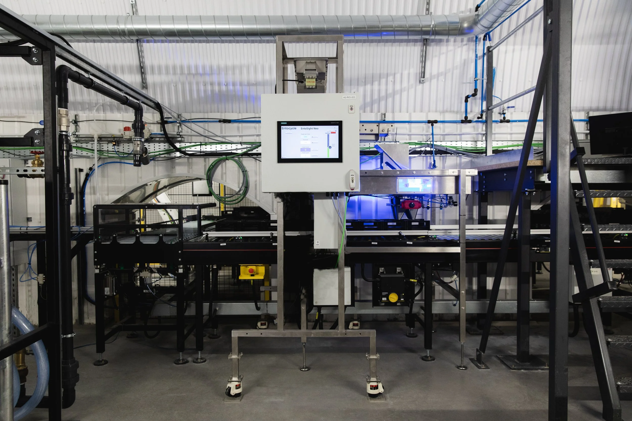 Entocycle's entosight neo optical dosing black soldier fly technology