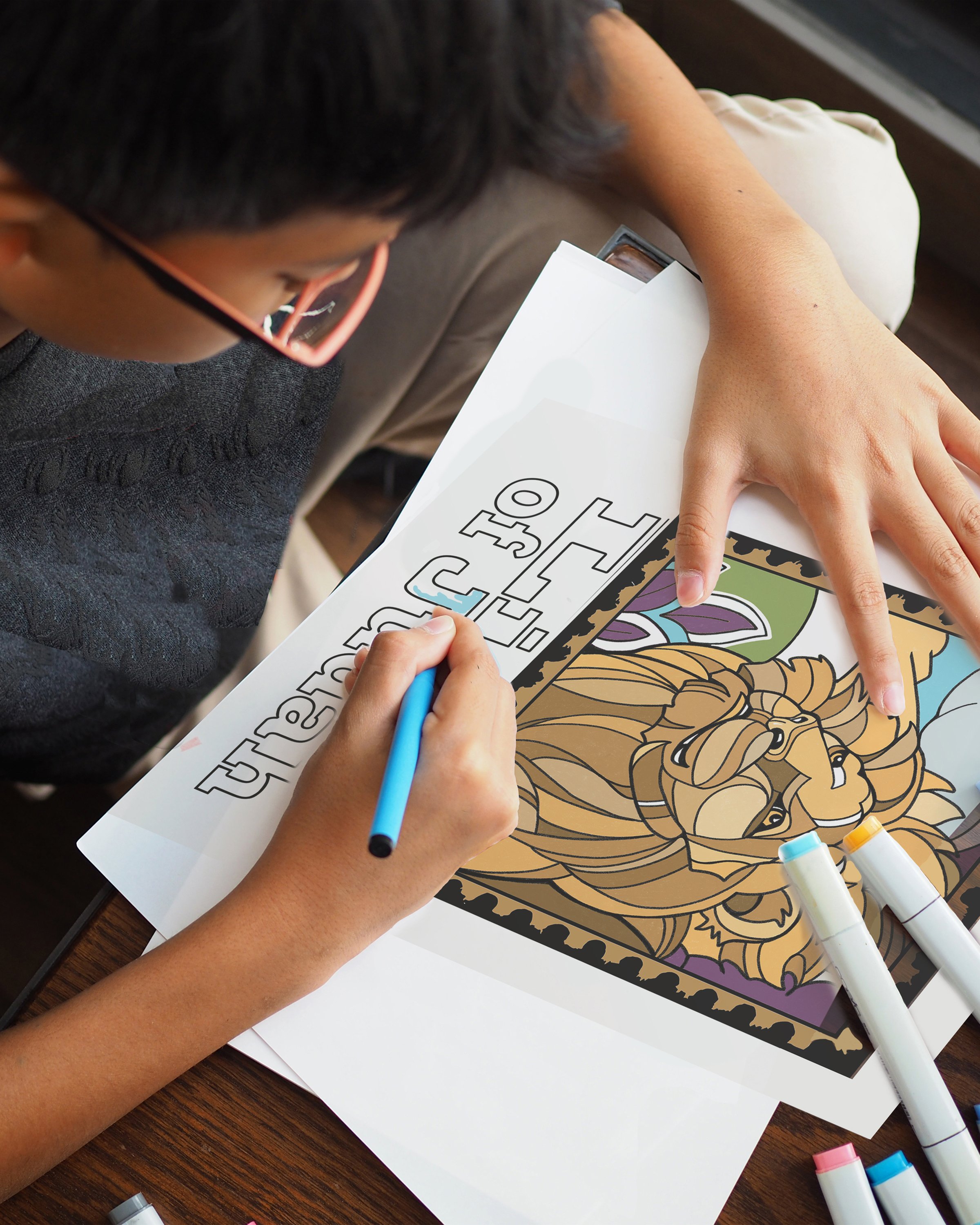 Boy Coloring Lion of Juda T Shirt copy 2.jpg