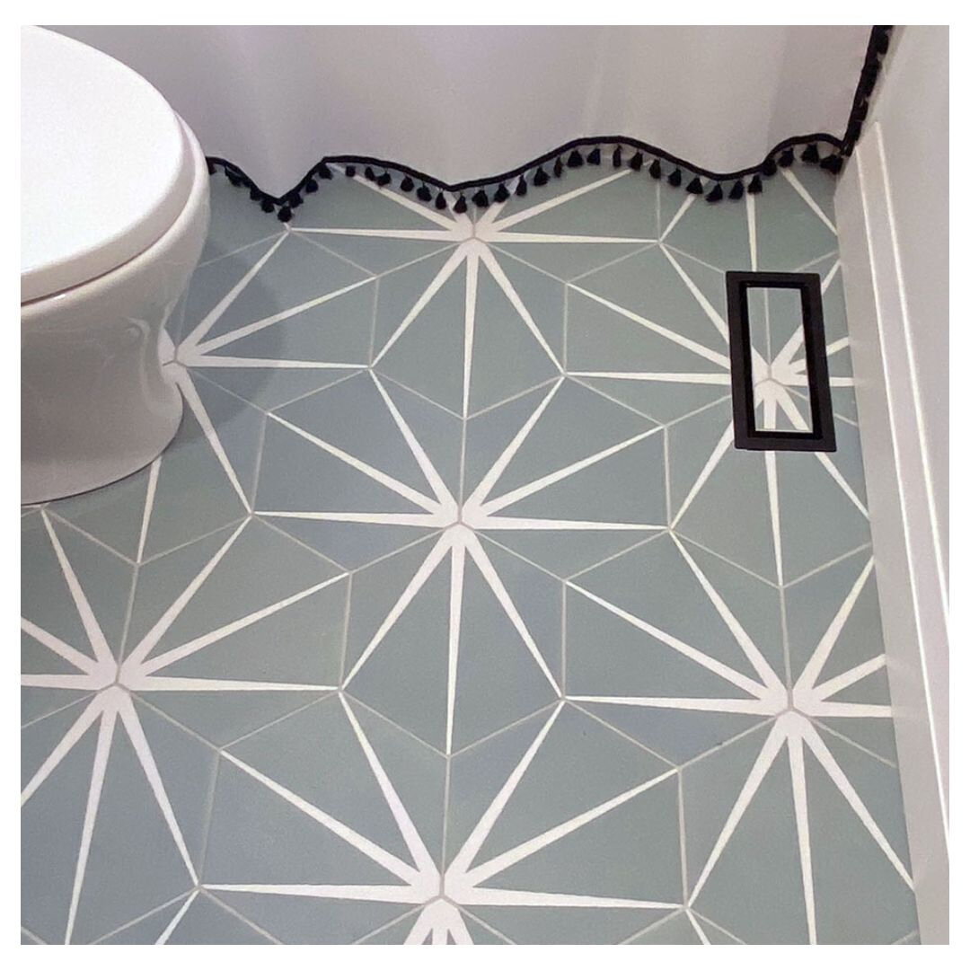 A Look Back to This Beautiful Tile Installation.​​​​​​​​
​​​​​​​​
Still loving this great Starline tile from @&zwnj;ciot1950. It was the first time in my 15yrs+ design career that I specified mint grout and I don&rsquo;t regret it.​​​​​​​​
​​​​​​​​
_