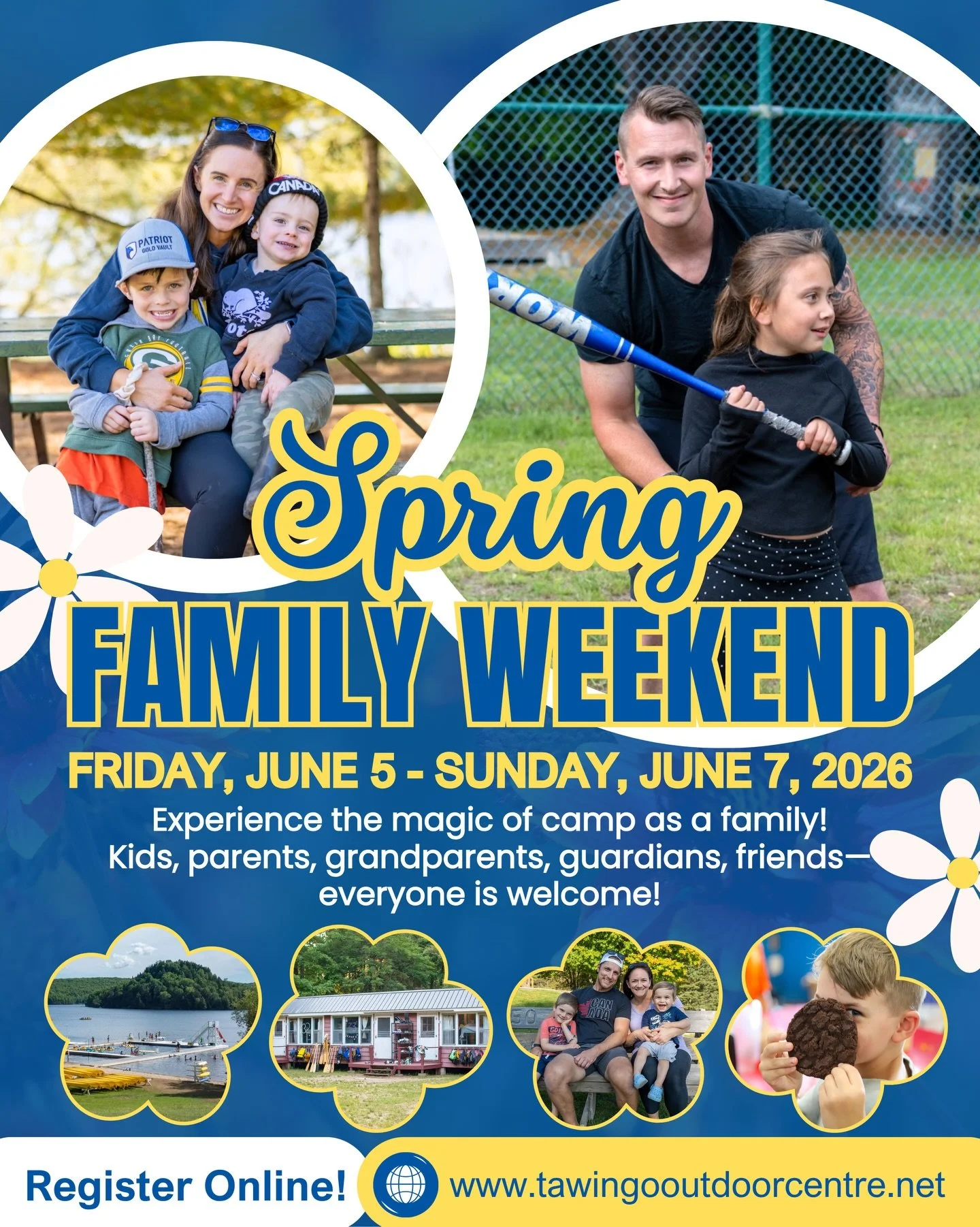 Parents always say they wish they could come to camp&hellip; now&rsquo;s your chance! 🌲✨

Join us for Spring Family Weekend at Tawingo and experience the magic of camp together. Spend the weekend paddling on Lake Vernon, swimming at the waterfront, 