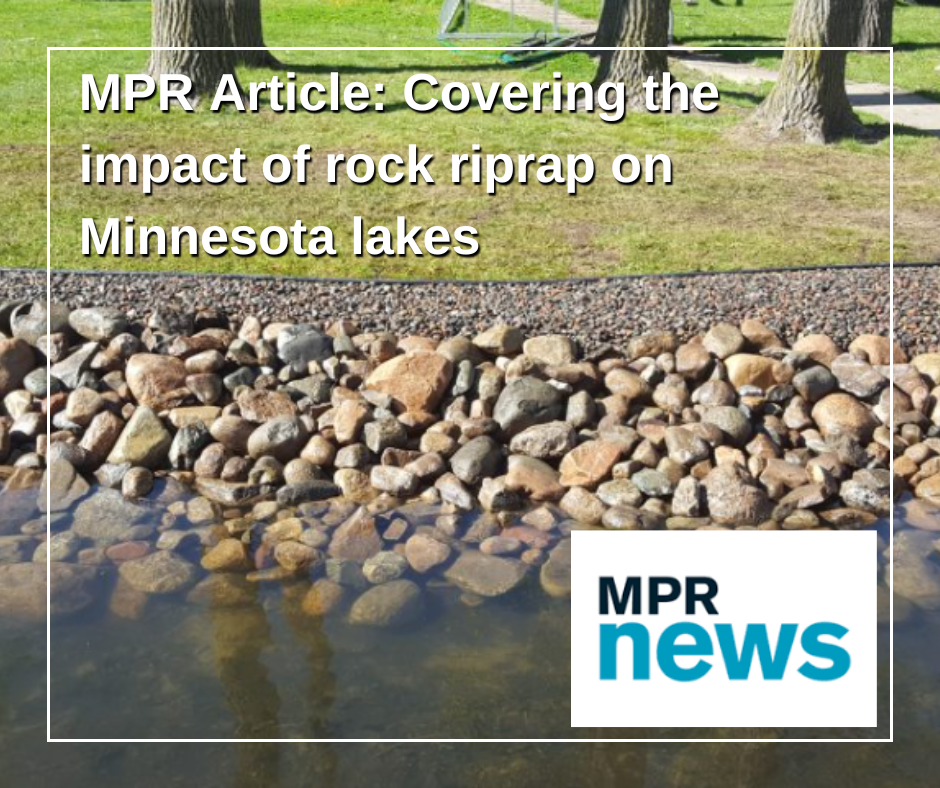 Reporter's Notebook: Covering the impact of rock riprap on Minnesota lakes