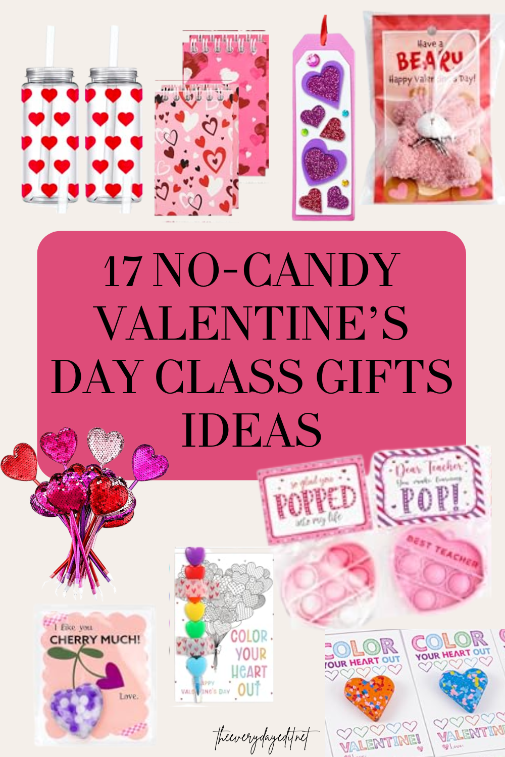 No-Candy Valentine’s Day Class Gift Ideas for Kids