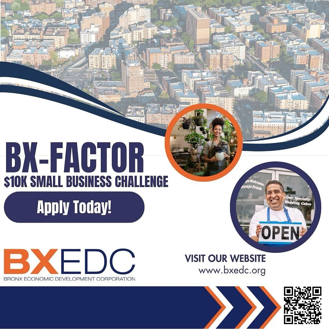 🚨Apply by visiting the link in our Bio!🚨

Posted @withregram &bull; @bx_edc 🚀 Today we are excited to launch the BX-Factor, a $10,000 small business pitch competition! This is a unique opportunity for all Bronx business owners to boost their busin