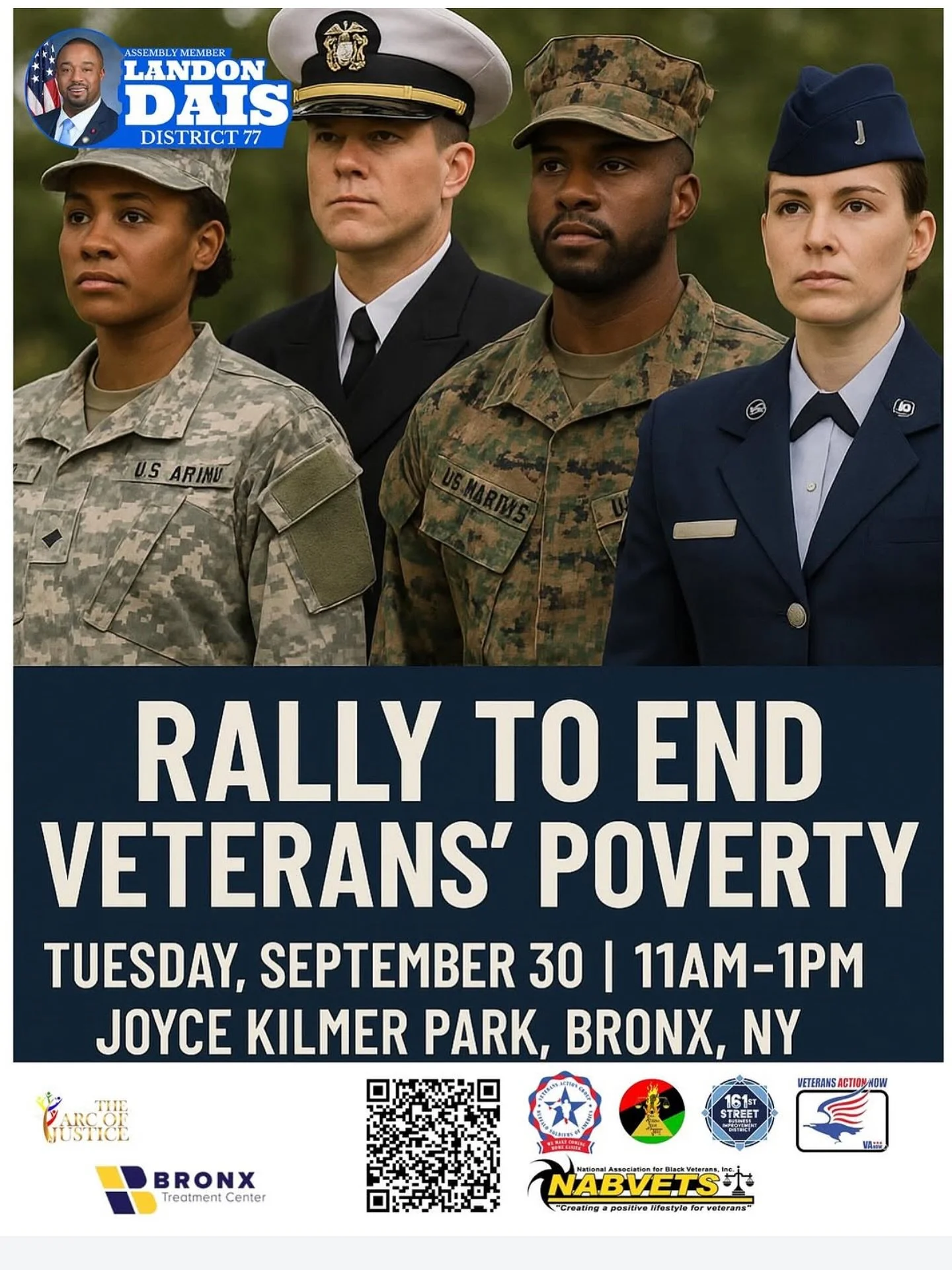 Posted @withregram &bull; @landondais77 Calling all veterans and allies 🇺🇸: For too long, we&rsquo;ve turned a blind eye to the struggles faced by those who served our country. On September 30th, we are rallying together to raise awareness for a cr