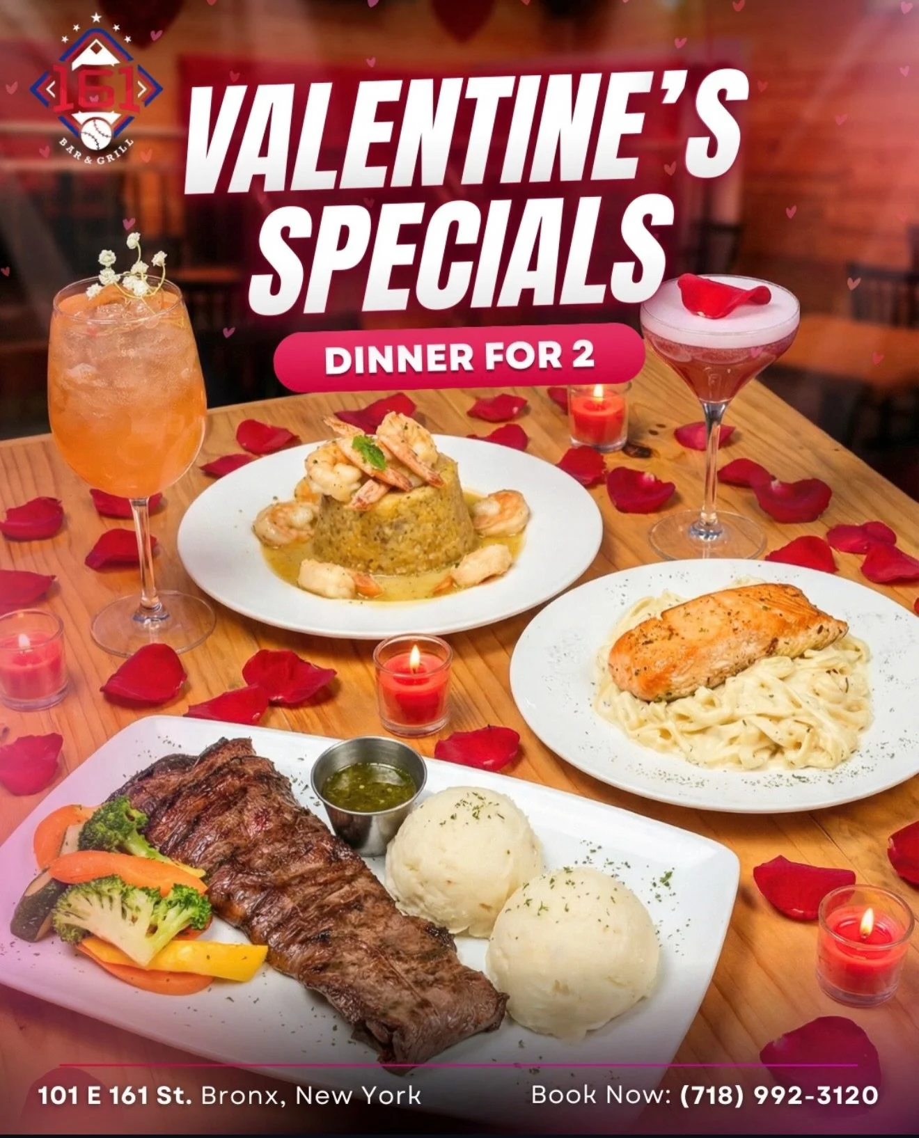 Need last minute Valentine&rsquo;s Day plans or Galentines Day plans? @161bargrill and @bxdrafthouse got you!