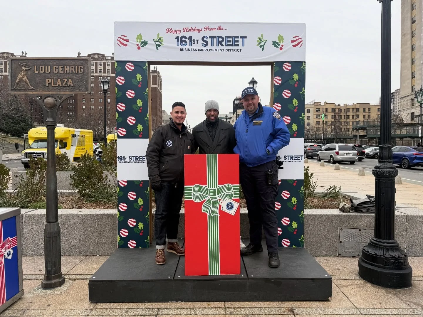 Happy Holidays! Tonight is @bronxbpgibson&rsquo;s Tree Lighting Extravaganza at Lou Gehrig Plaza from 5-9pm. Before you arrive take a photo (tag us!) and crank the music box for holiday music to play to start out the night. Thanks to @lemondestudio f
